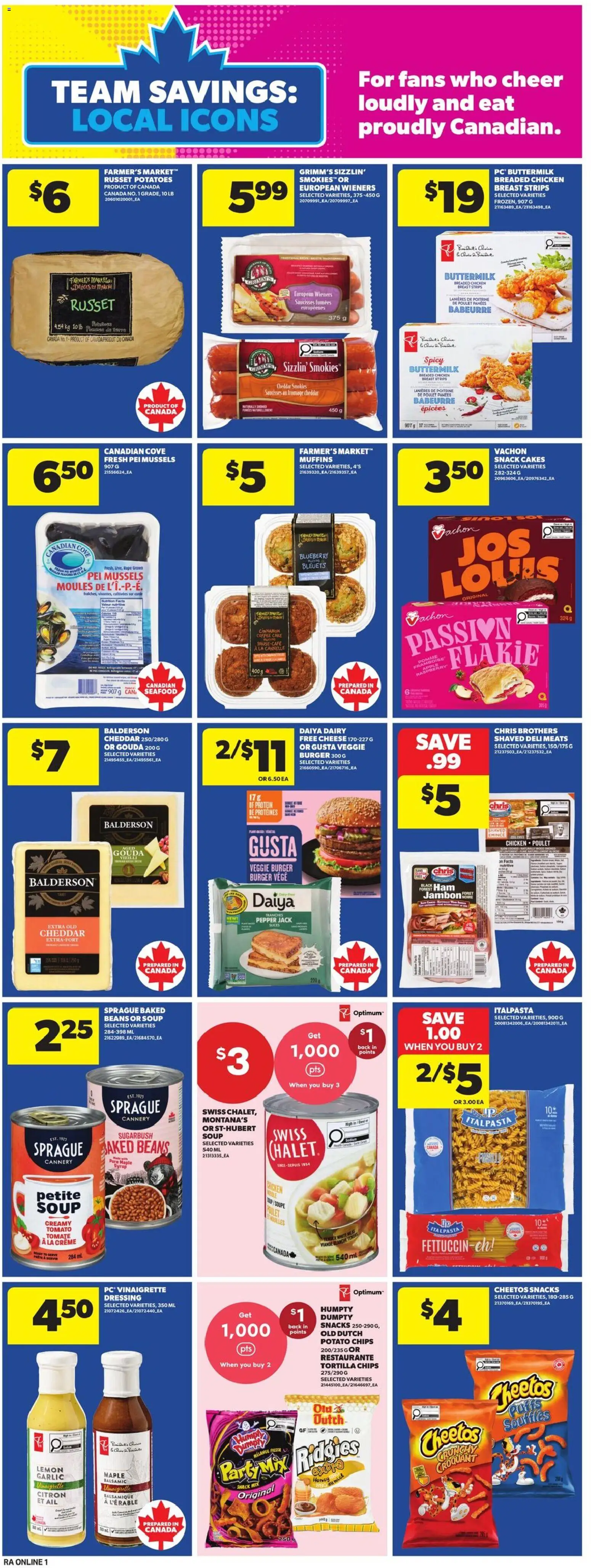 Atlantic Superstore flyer valid from 11.06.2026 | Page: 10 | Products: Cheese, Coffee, Ham, Chicken