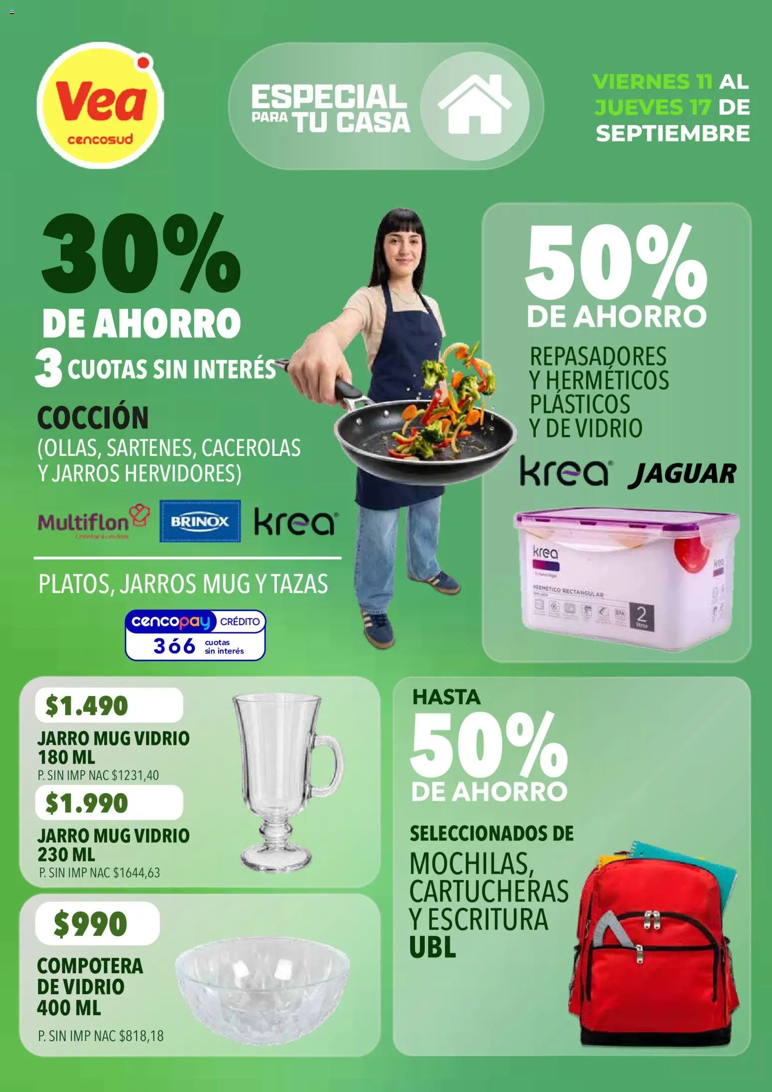 Vea - Especial para tu casa │ válido desde el 11/09/2026 | Página: 6 | Productos: Compotera