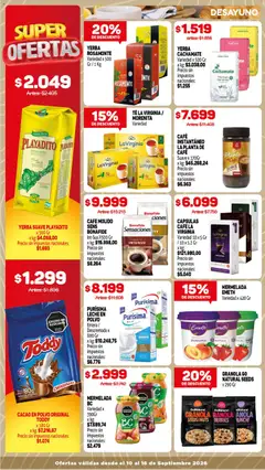 Vista previa Makro Ofertas válido desde el 10/09/2026 | Página: 8 | Productos: Vitaminas, Mate, Yerba, Mermelada