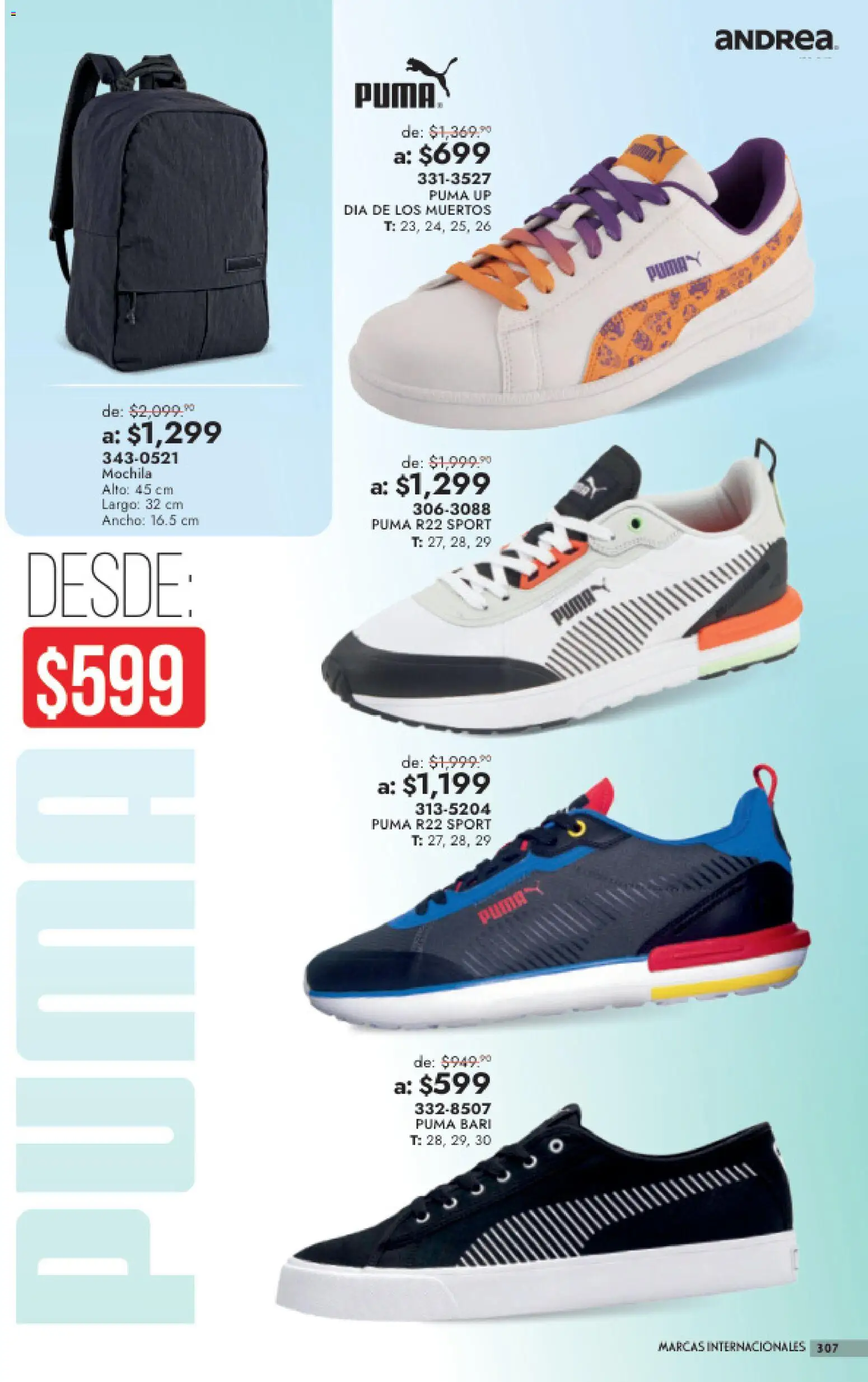 Nuevas ofertas de Andrea válidas en toda la República Mexicana desde el 26/07/2026. ¡Encuentra las mejores ofertas en Andrea catálogo Outlet! | Página: 307
