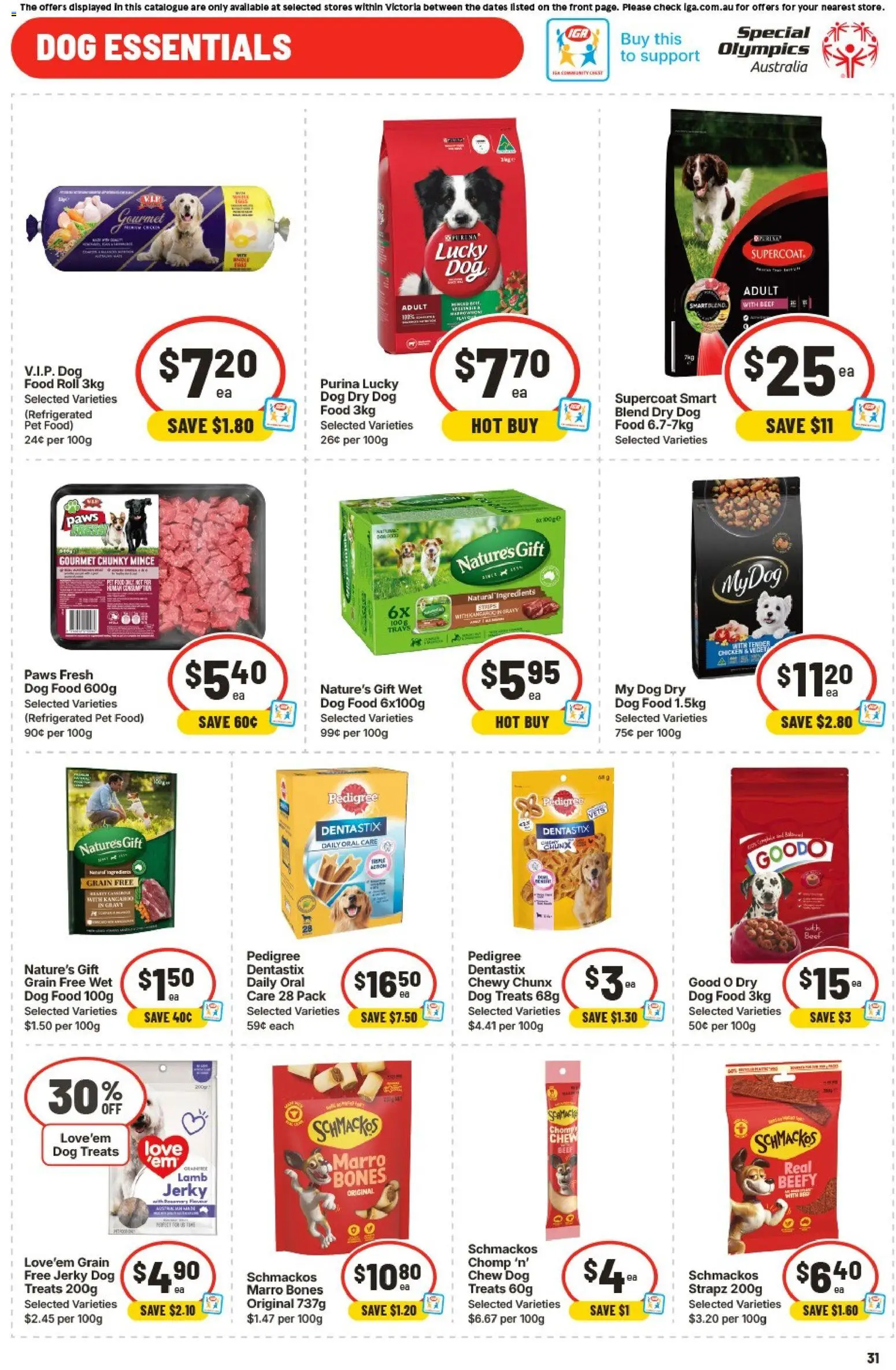 IGA catalogue - valid from 06.05.2026 | Page: 29 | Products: Chicken, Lamb, Beef, Dog food