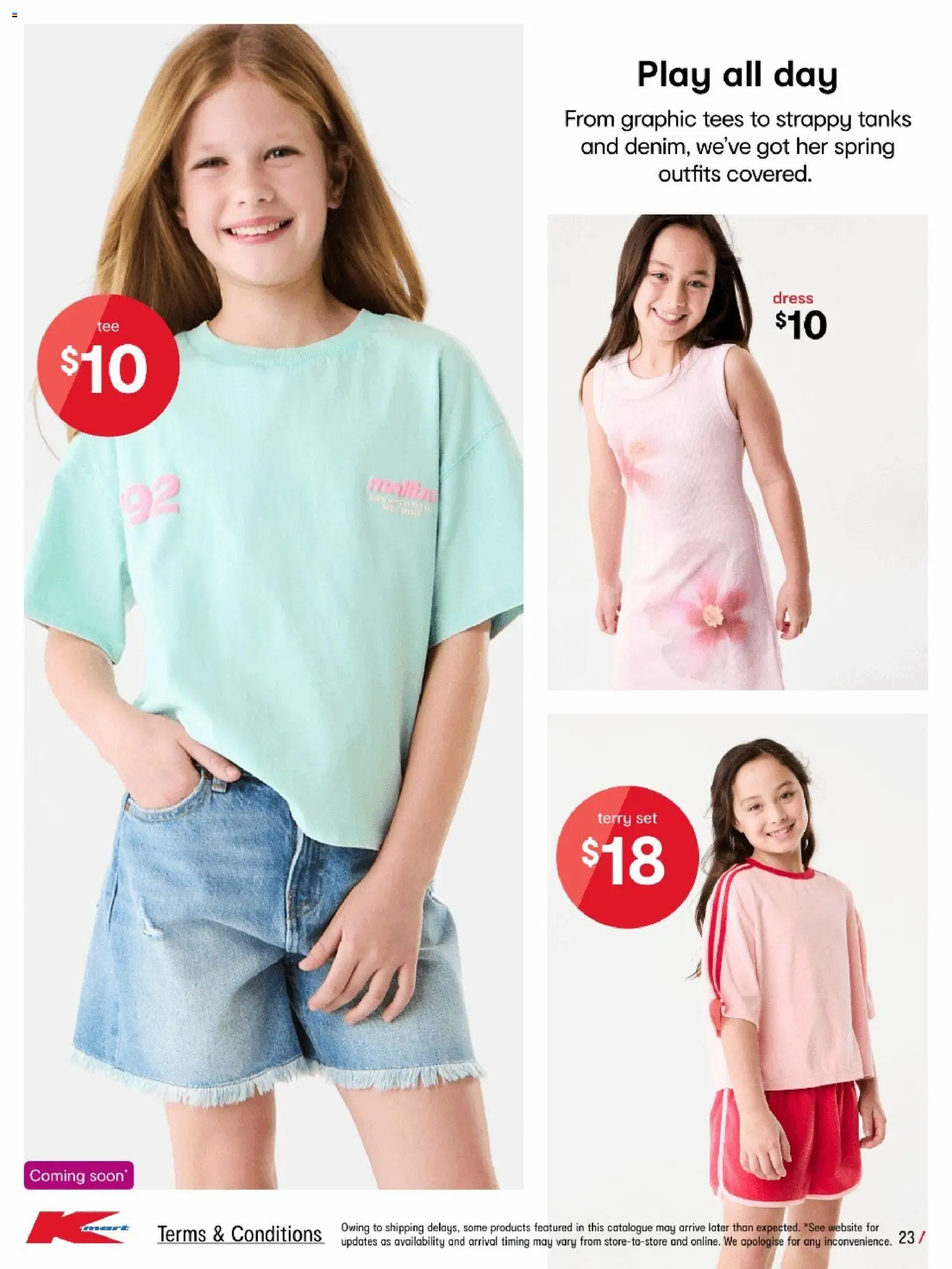 Kmart catalogue - valid from 01/10/2026 | Page: 23 | Products: Terry, Dress