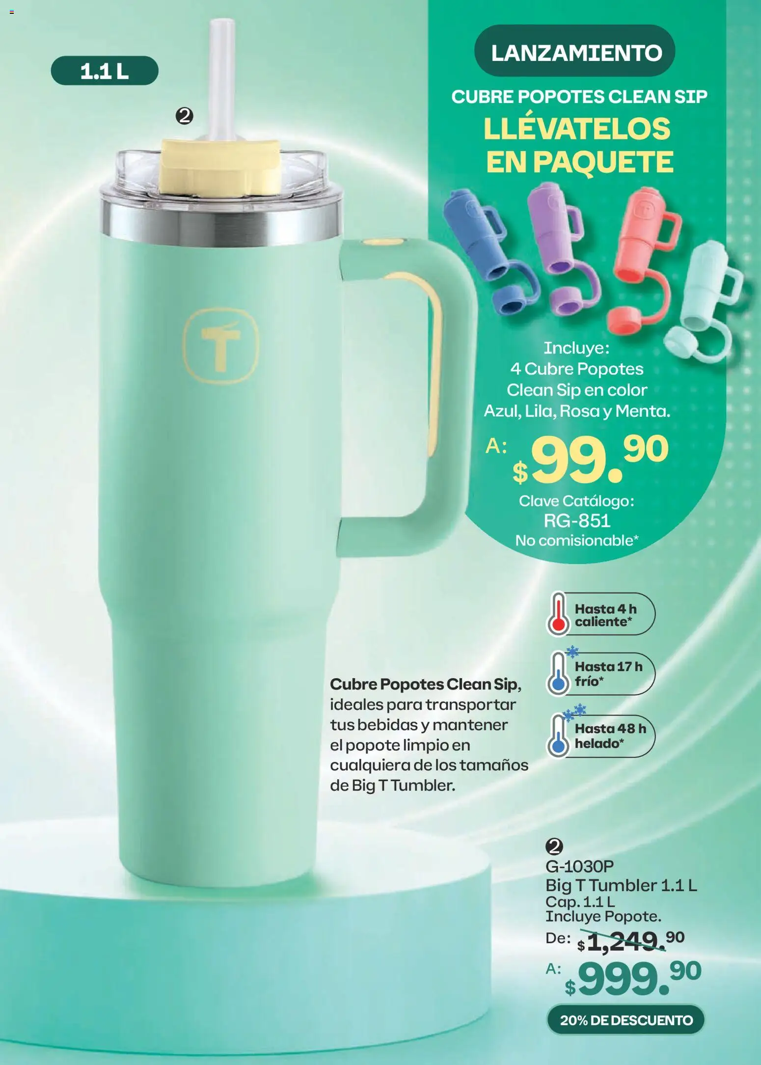 Nuevas ofertas de Tupperware válidas en toda la República Mexicana desde el 10/08/2026. ¡Encuentra las mejores ofertas en Tupperware catálogo! | Página: 115 | Productos: Bebidas
