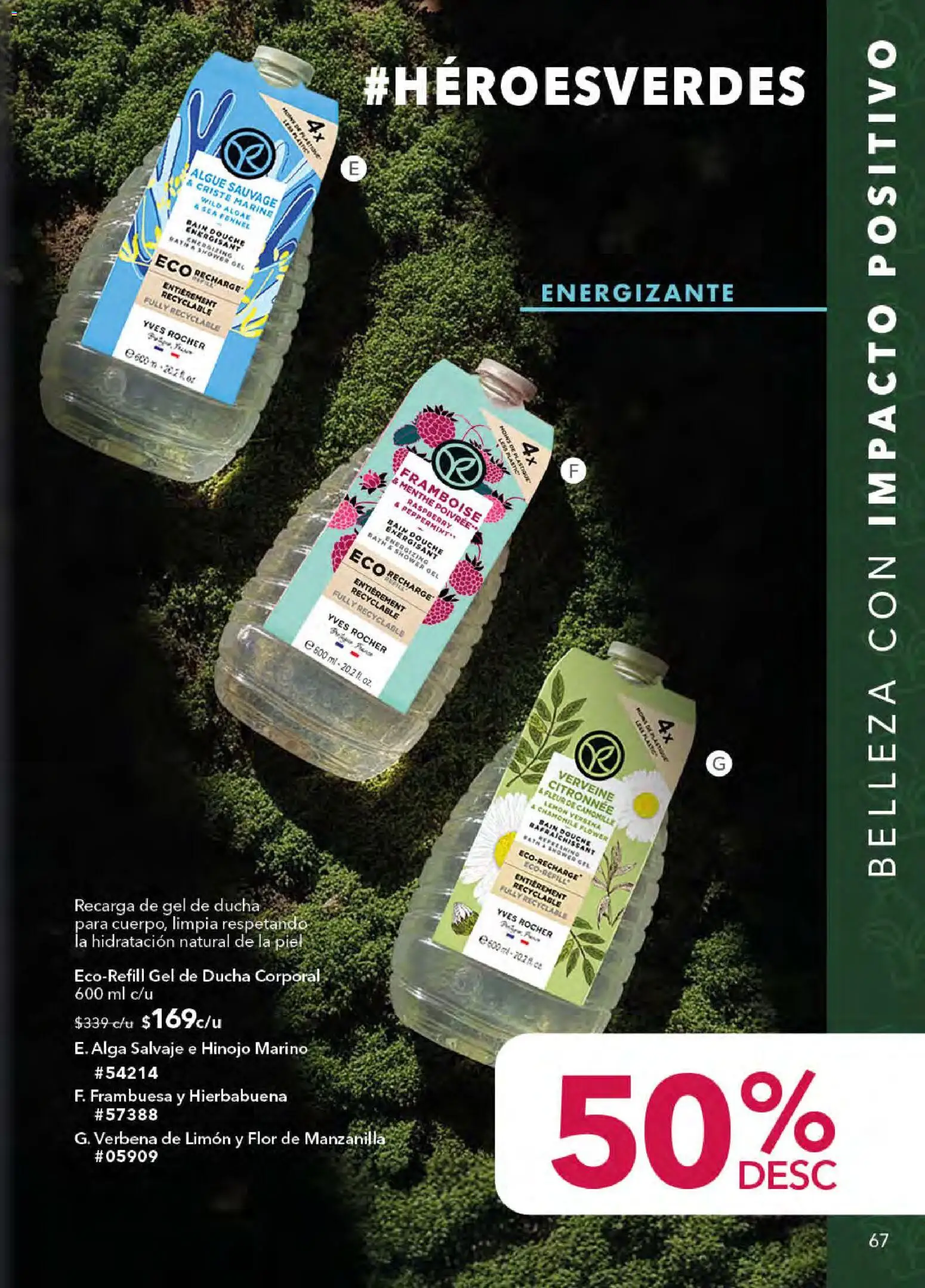 Nuevas ofertas de Yves Rocher válidas en toda la República Mexicana desde el 21.04.2026. ¡Encuentra las mejores ofertas en Yves Rocher campaña 6 2026! | Página: 69 | Productos: Hinojo, Limón, Gel de ducha