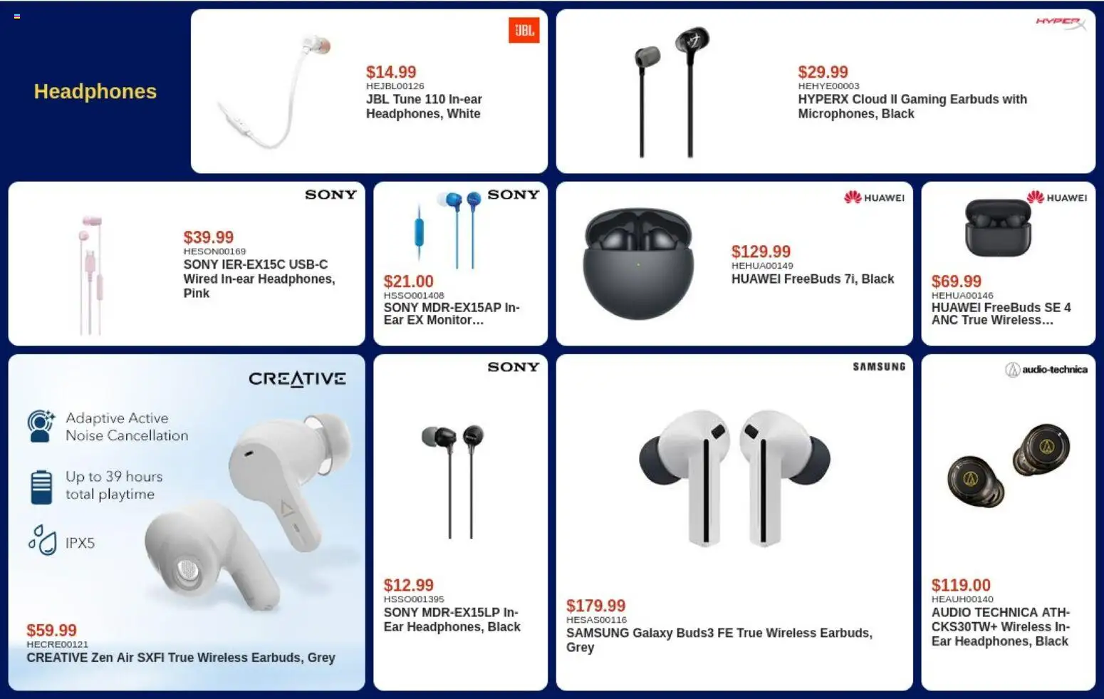 Canada Computers flyer valid from 05.06.2026 | Page: 10 | Products: Monitor, Audio, Headphones