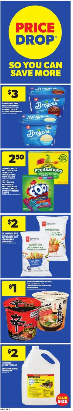 Preview of Atlantic Superstore weekly flyer / circulaire from shop Atlantic Superstore valid from 21.05.2026 | Page: 2 | Products: Noodles, Cream