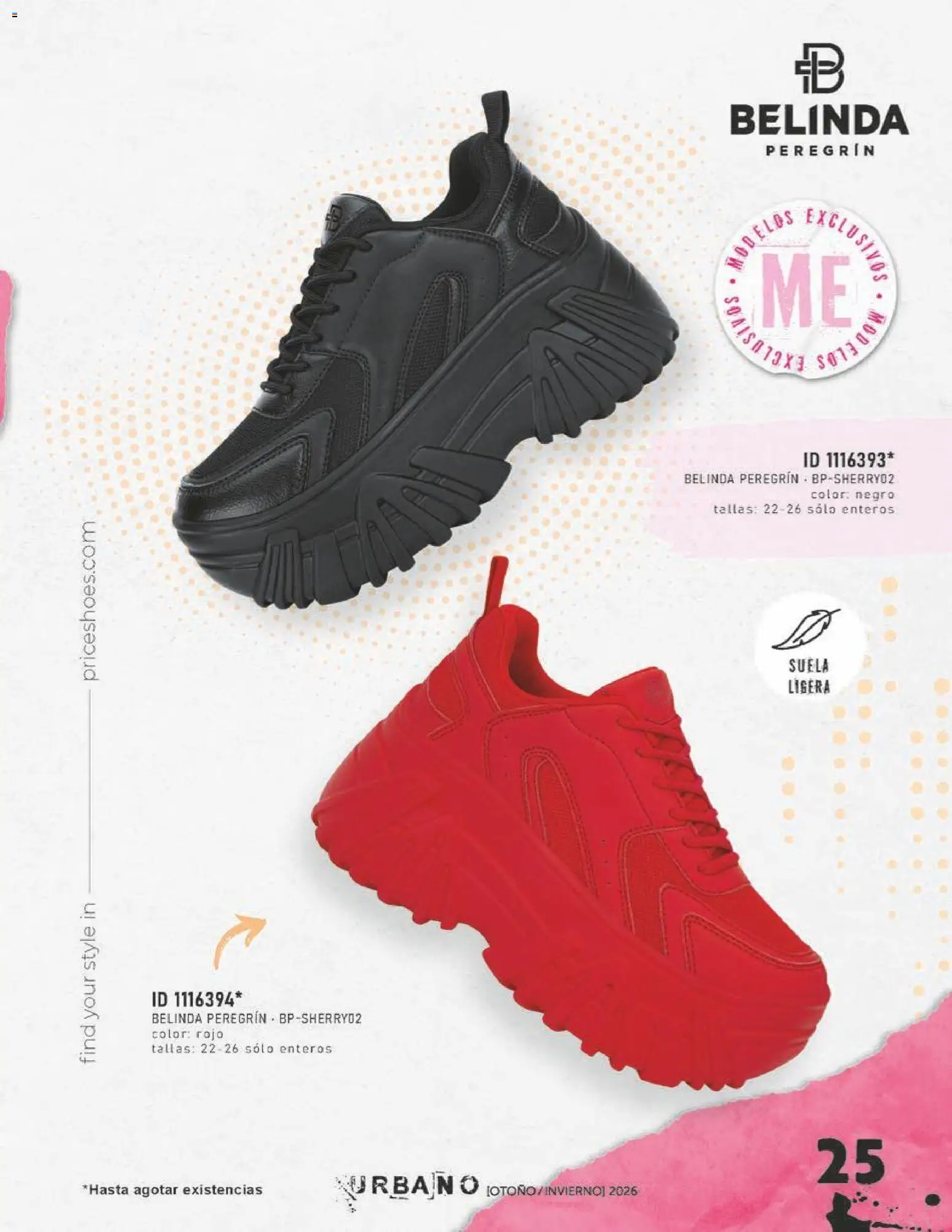 Nuevas ofertas de Price Shoes válidas en toda la República Mexicana desde el 31/07/2026. ¡Encuentra las mejores ofertas en Price Shoes catálogo Urbano! | Página: 25