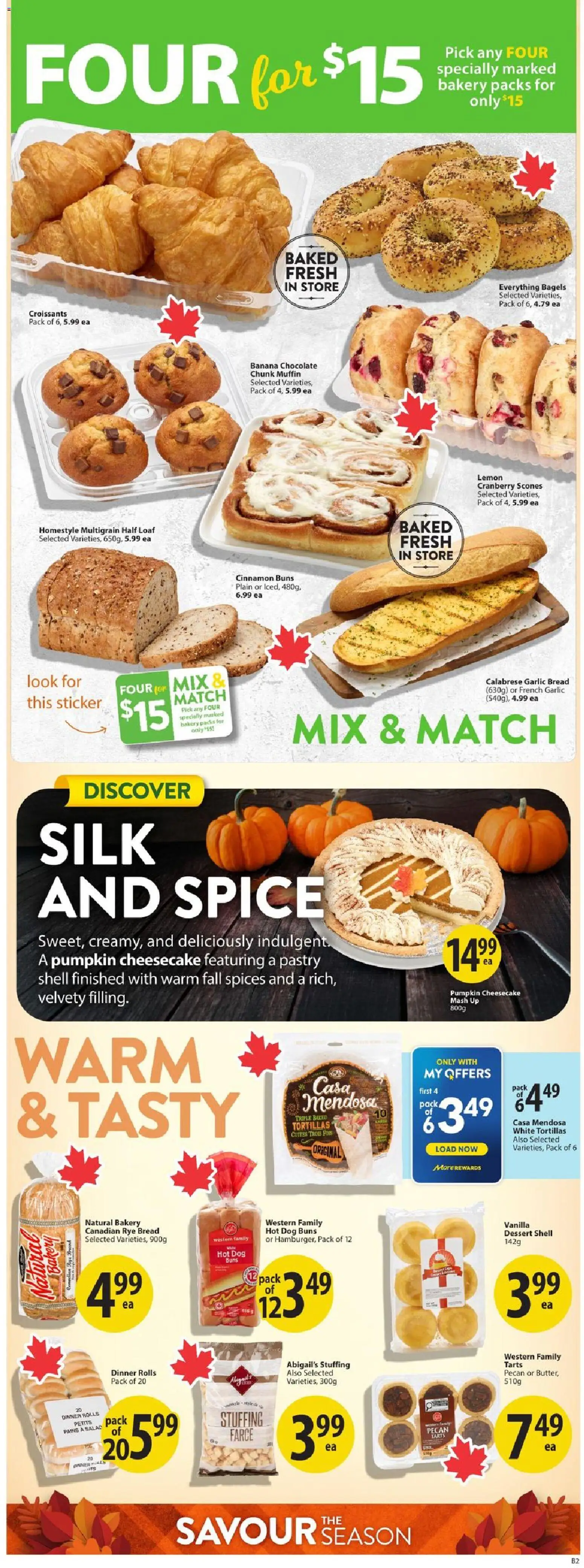 Save on foods flyer valid from Oct 1, 2026 | Page: 9