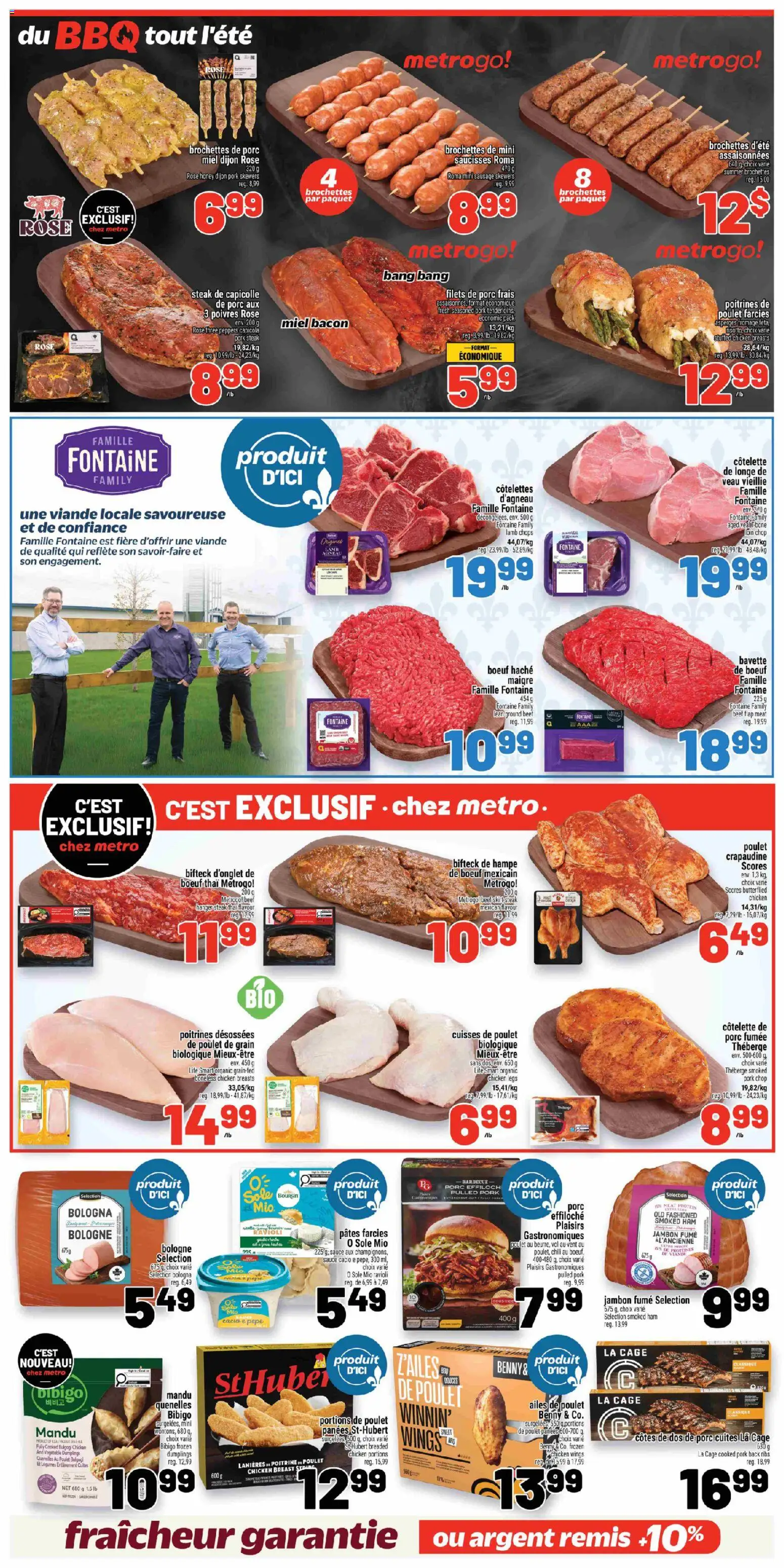 Metro flyer valid from 11.06.2026 | Page: 9 | Products: Beef, Chicken wings, Chicken breasts, Ham
