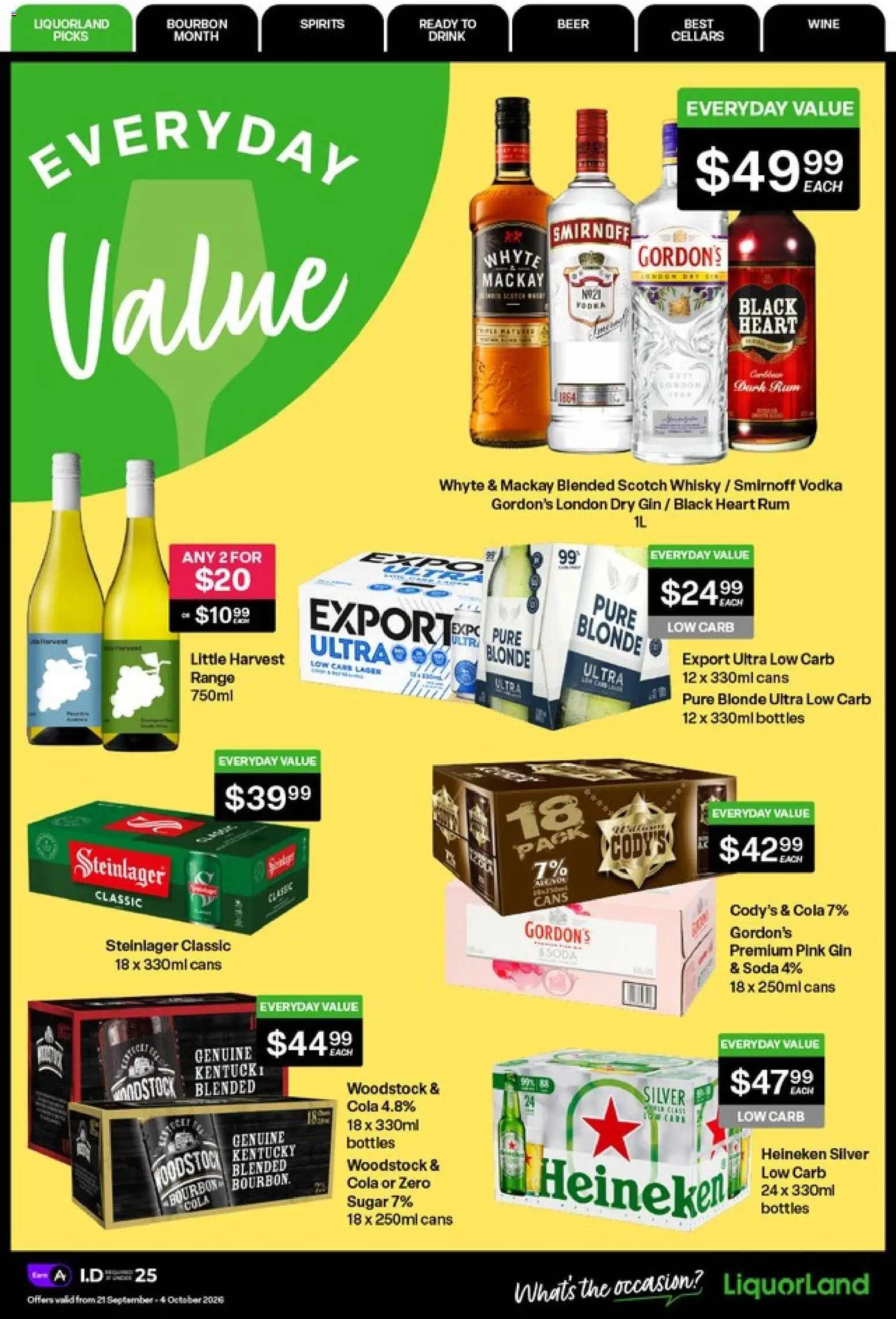 Liquorland catalogue from 21 Sept 2026 | Page: 1