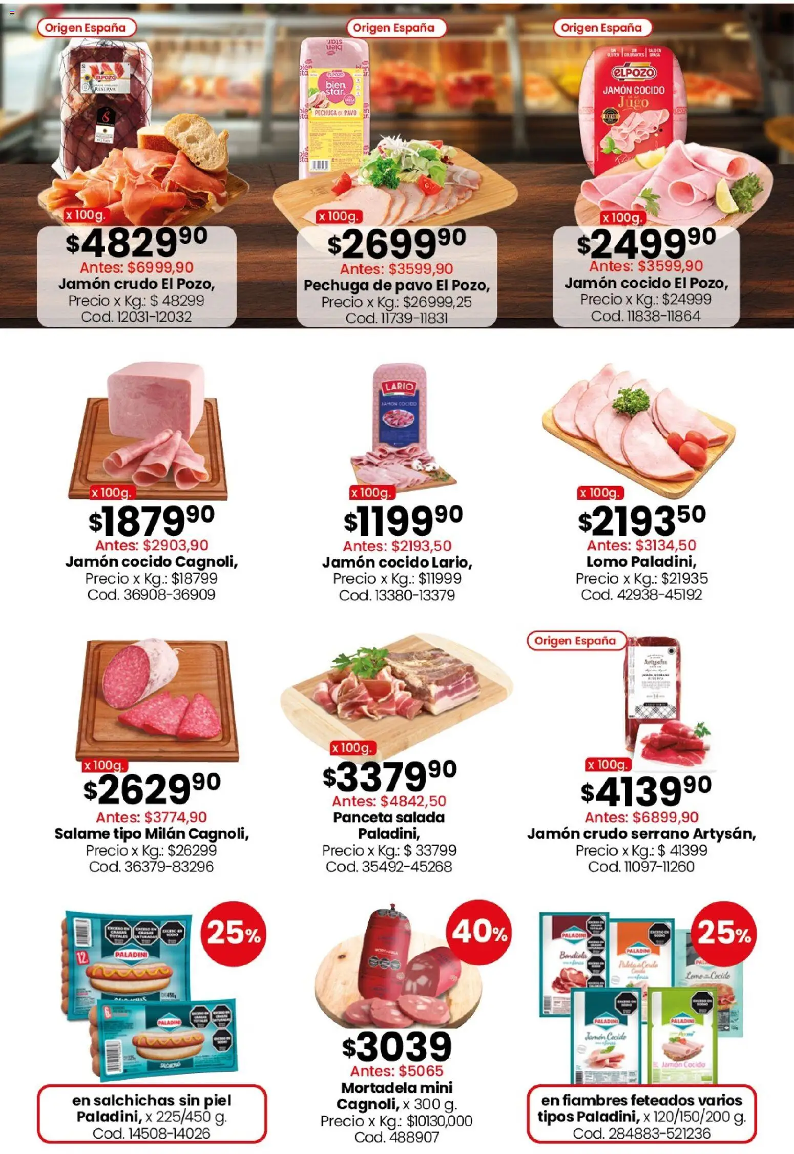 Coto - Carnes, verduras, pescadería, frescos y elaborados │ válido desde el 08.06.2026 | Página: 10 | Productos: Jamón cocido, Mortadela, Jamón, Salame