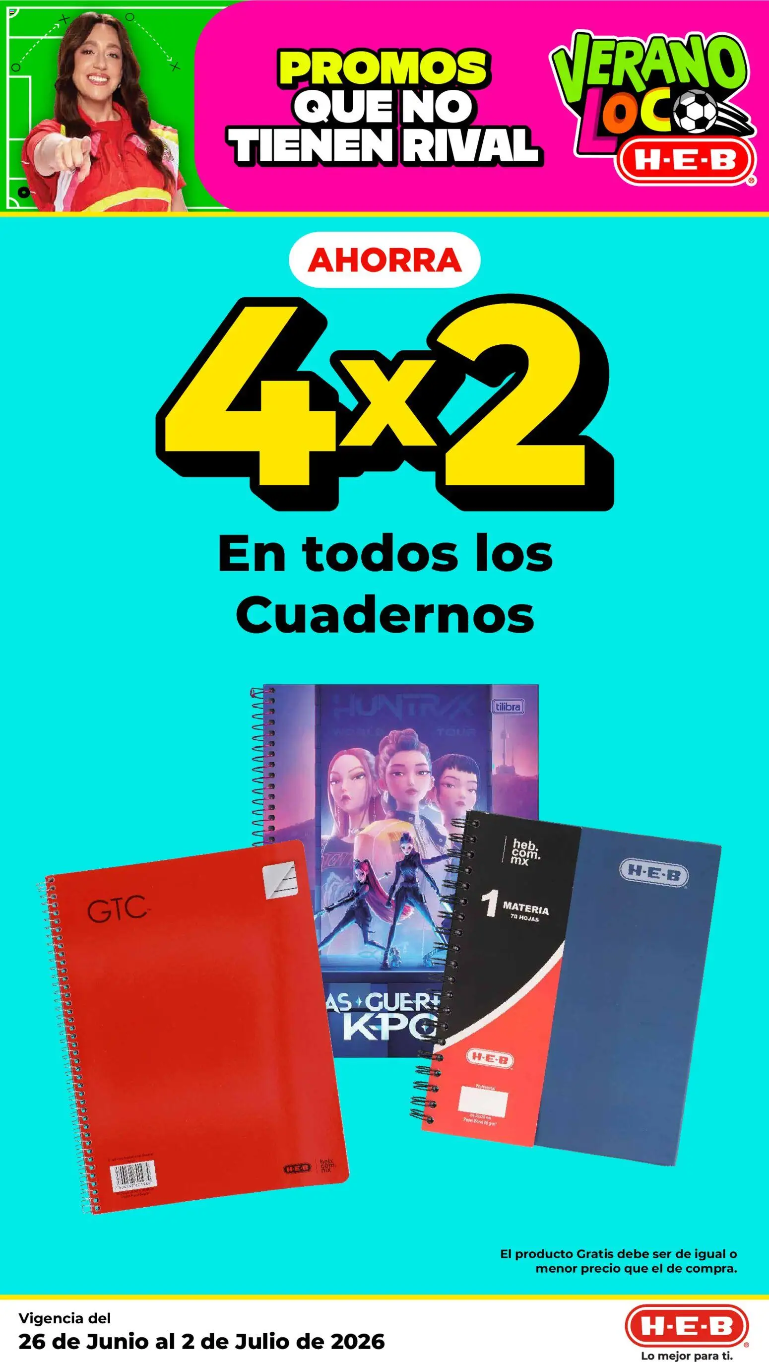 Nuevas ofertas de H-E-B válidas en toda la República Mexicana desde el 26/06/2026. ¡Encuentra las mejores ofertas en H-E-B folleto! | Página: 4
