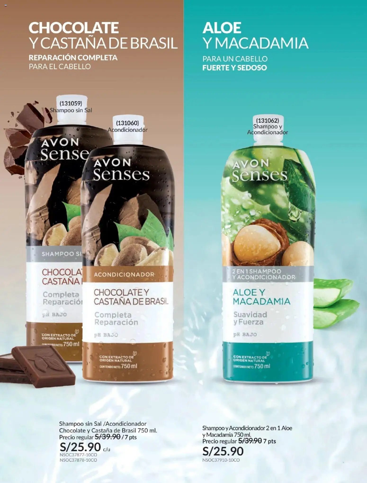 Catálogo Avon válido desde 06.05.2026 | Página: 177 | Productos: Shampoo, Acondicionador, Chocolate