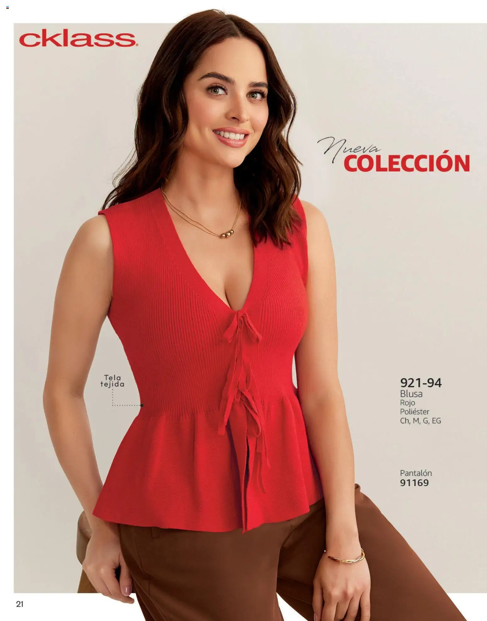 Nuevas ofertas de Cklass válidas en toda la República Mexicana desde el 08/07/2026. ¡Encuentra las mejores ofertas en Cklass catálogo Otoño Invierno! | Página: 22 | Productos: Blusa
