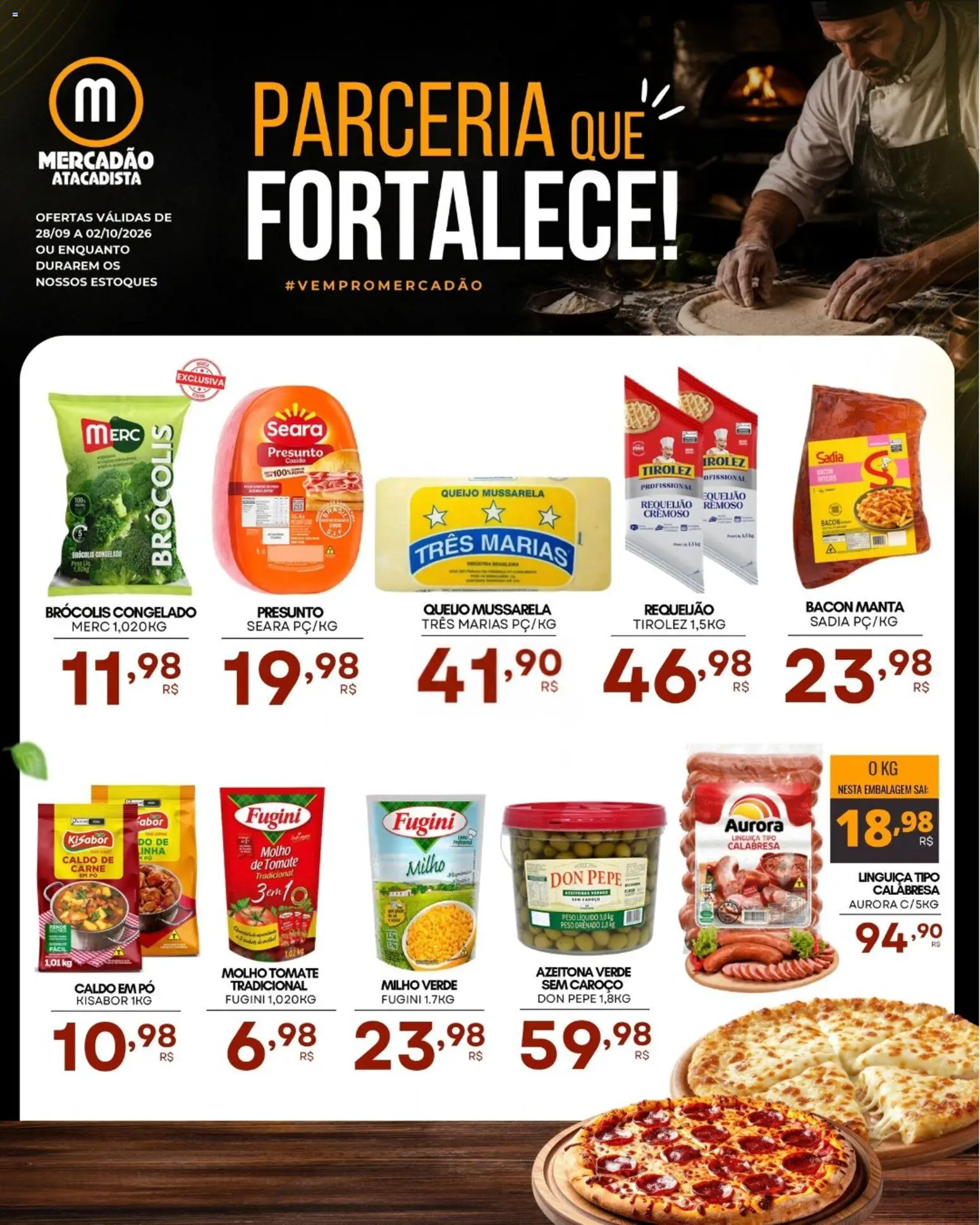 Mercadao Atacadista Segunda-feira 28 Setembro