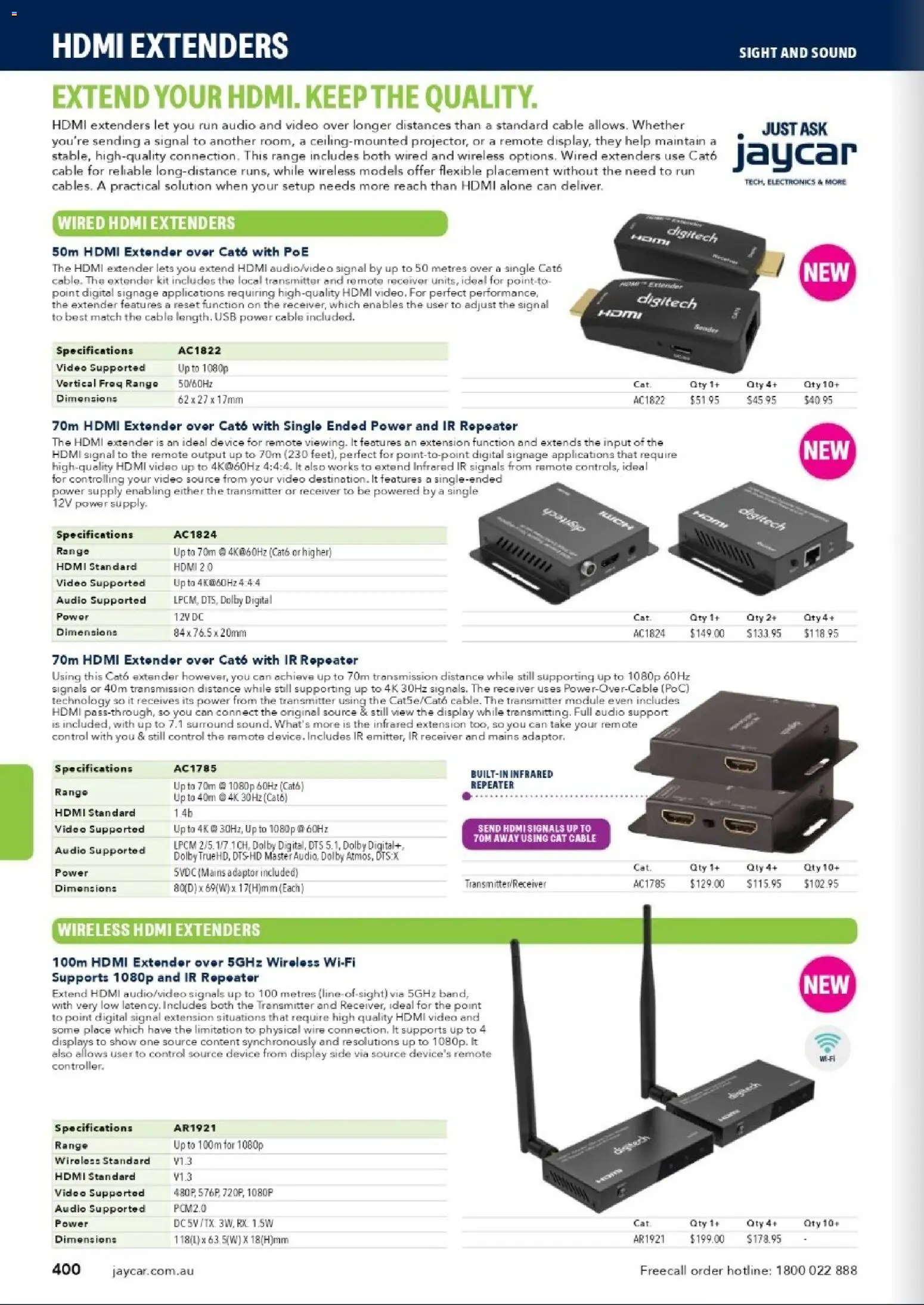Jaycar catalogue - valid from 31/08/2026 | Page: 398 | Products: Adaptor, Cable, Usb, Video