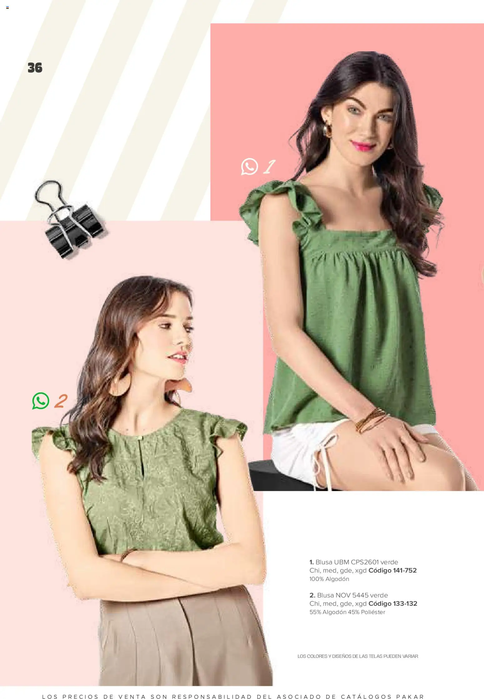 Nuevas ofertas de SC Pakar válidas en toda la República Mexicana desde el 30.01.2026. ¡Encuentra las mejores ofertas en SC Pakar catálogo Ropa! | Página: 36 | Productos: Blusa, Algodón