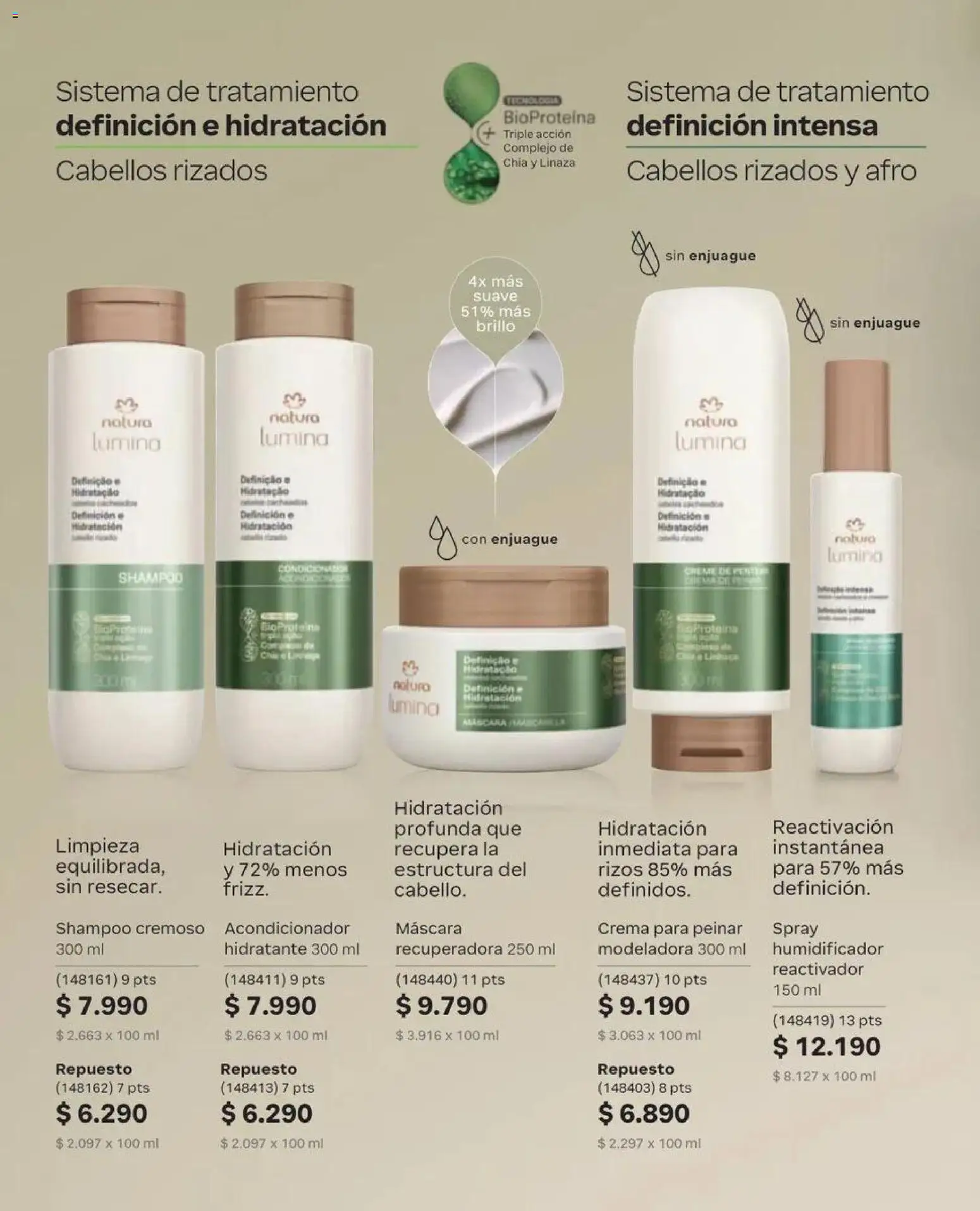 Natura catálogo │ válido desde el 31.08.2026 | Página: 126 | Productos: Humidificador, Máscara, Shampoo, Crema