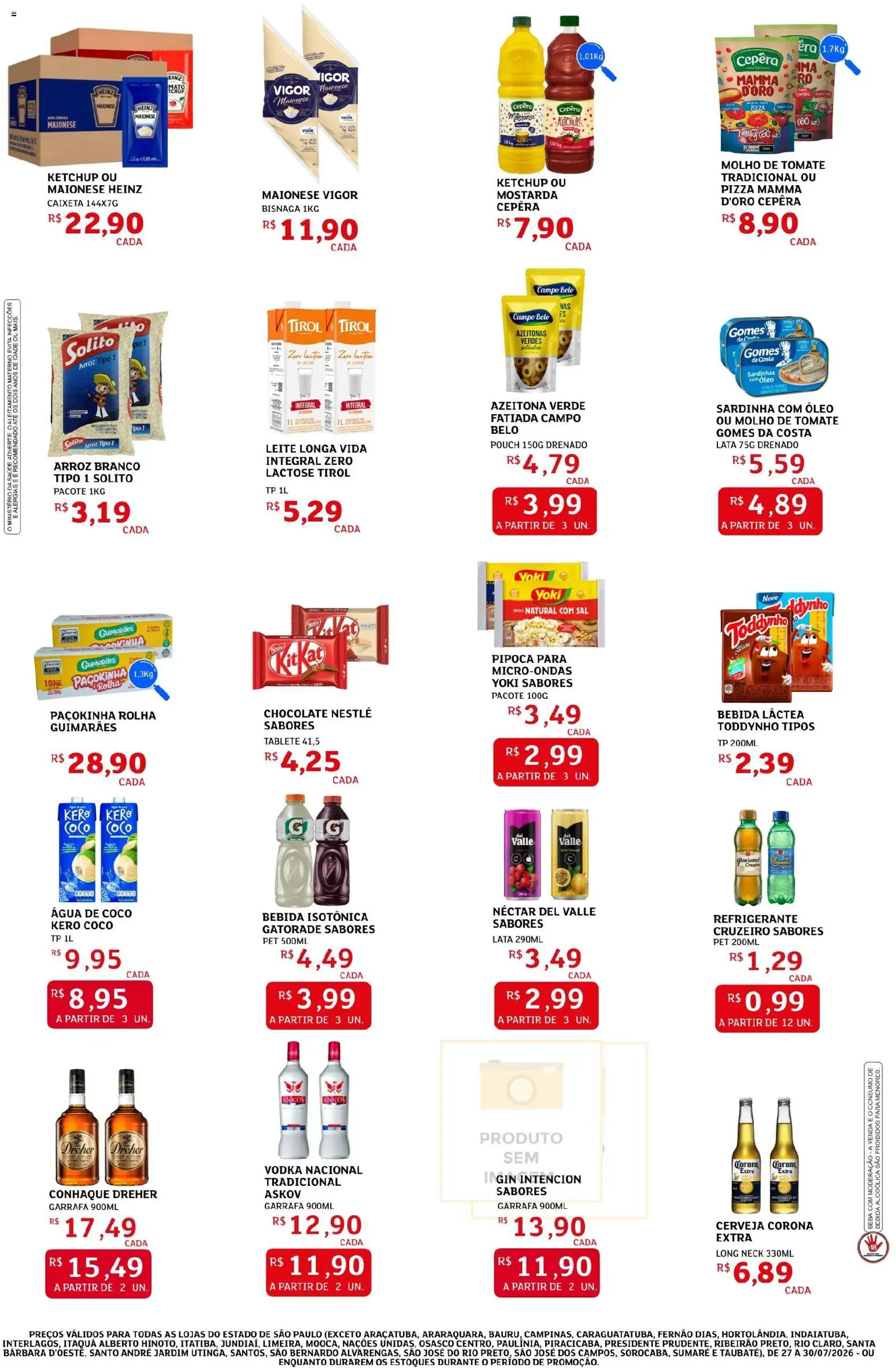 Assaí Atacadista Folheto - válido de 27/07/2026 | Página: 2 | Produtos: Água de coco, Chocolate, Pizza, Microondas