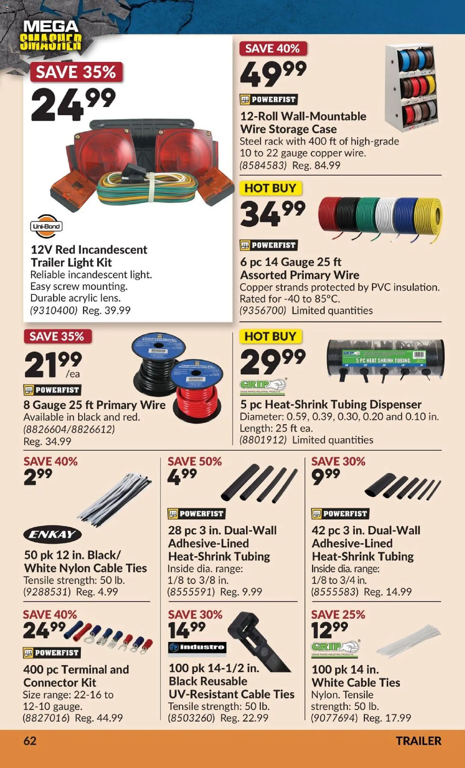 Princess Auto flyer valid from Sep 8, 2026 | Page: 66 | Products: Trailer, PC, Connector, Case