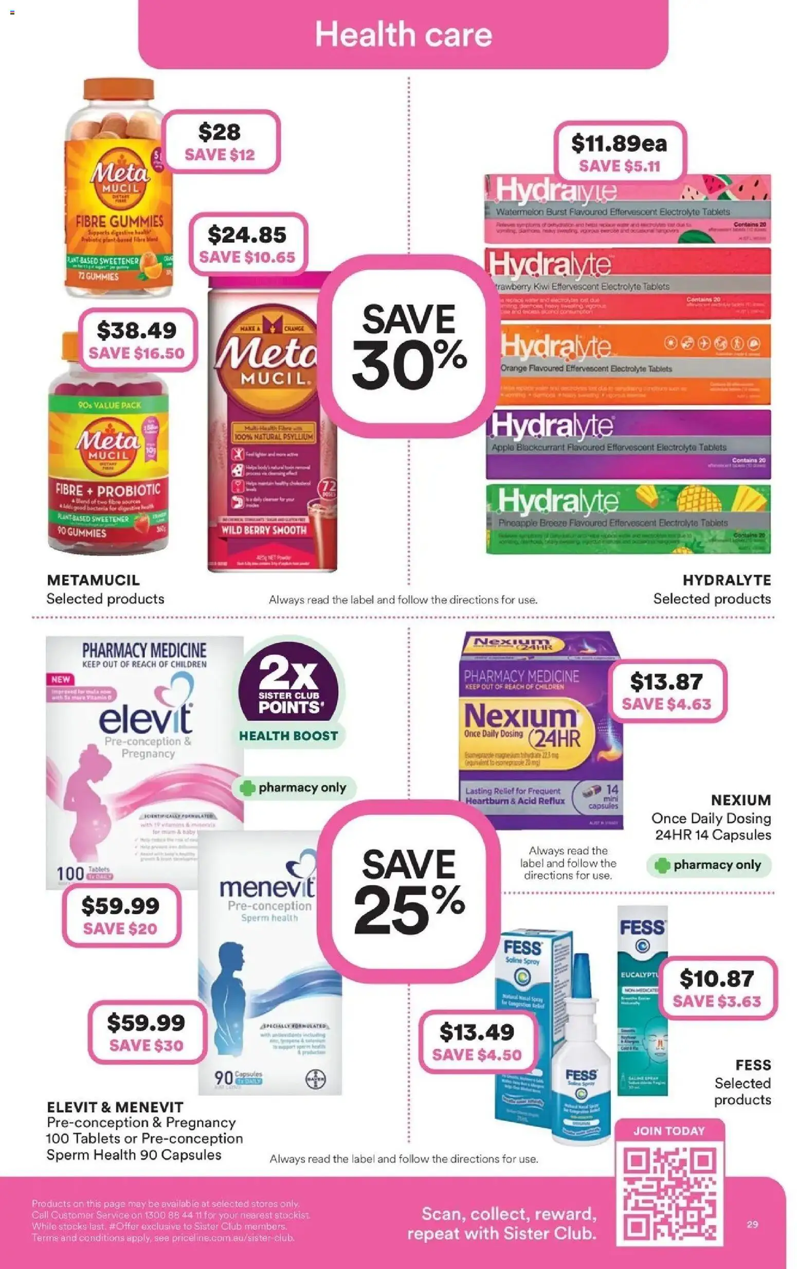 Priceline Pharmacy catalogue - valid from 20.05.2026 | Page: 29 | Products: Pineapple, Watermelon, Tablets