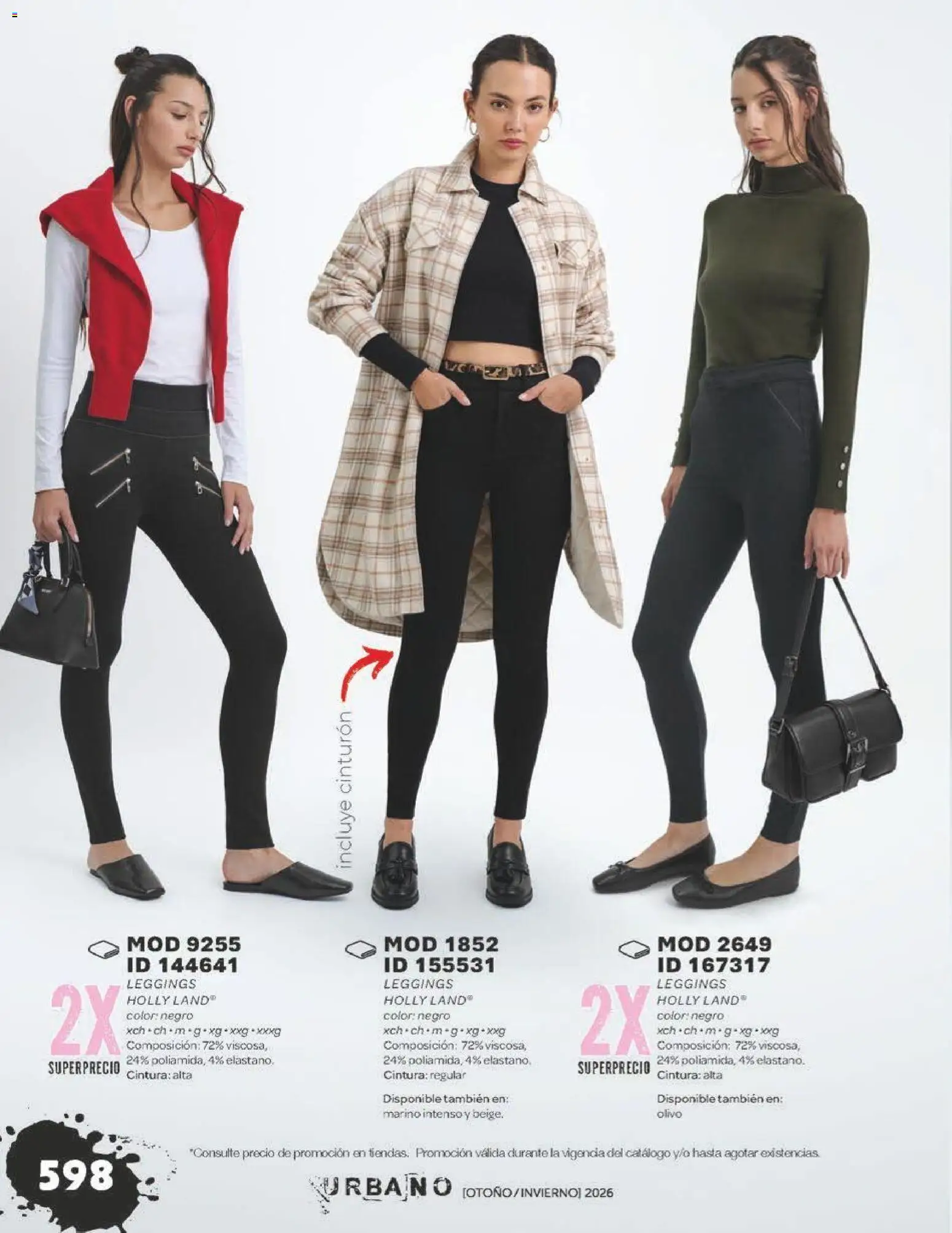 Nuevas ofertas de Price Shoes válidas en toda la República Mexicana desde el 31/07/2026. ¡Encuentra las mejores ofertas en Price Shoes catálogo Urbano! | Página: 598 | Productos: Leggings, Cinturón