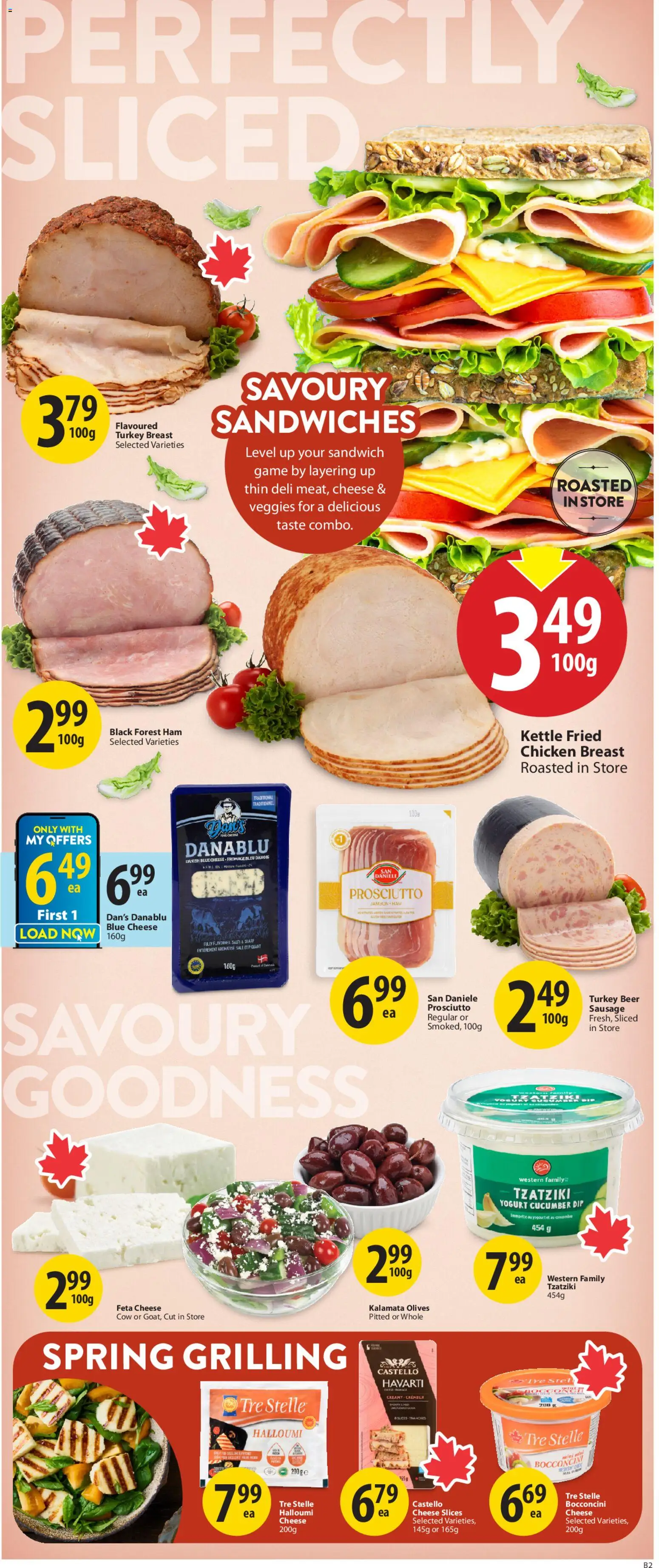 Save on foods flyer valid from 14.05.2026 | Page: 11 | Products: Turkey, Cheese, Ham, Chicken