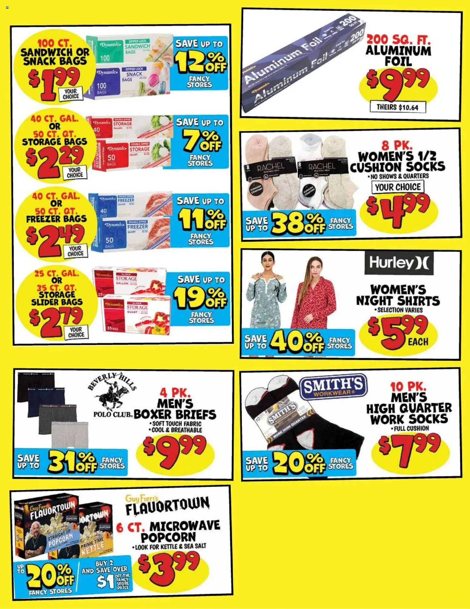 Ollie's Ad 2 - valid from 09/17/2026 | Page: 4 | Products: Foil, Popcorn, Cushion, Freezer