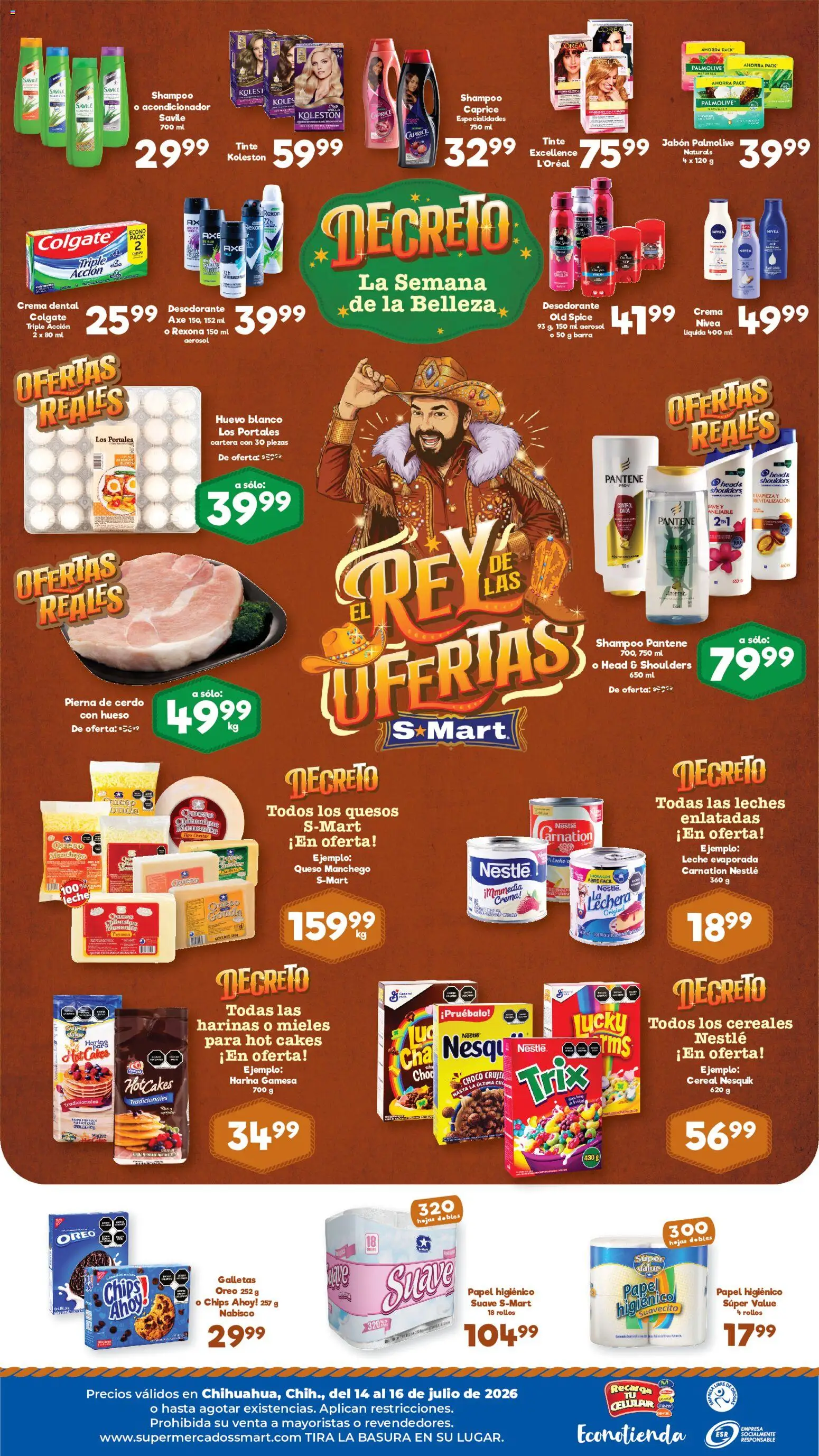 Nuevas ofertas de S-Mart válidas en toda la República Mexicana desde el 14/07/2026. ¡Encuentra las mejores ofertas en S-Mart folleto Chihuahua! | Página: 2