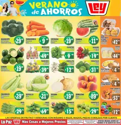 Vista previa de Casa Ley folleto Las ofertas de frutas y verdunas, nuevo folleto de la tienda, válido en México a partir del 06/08/2026
