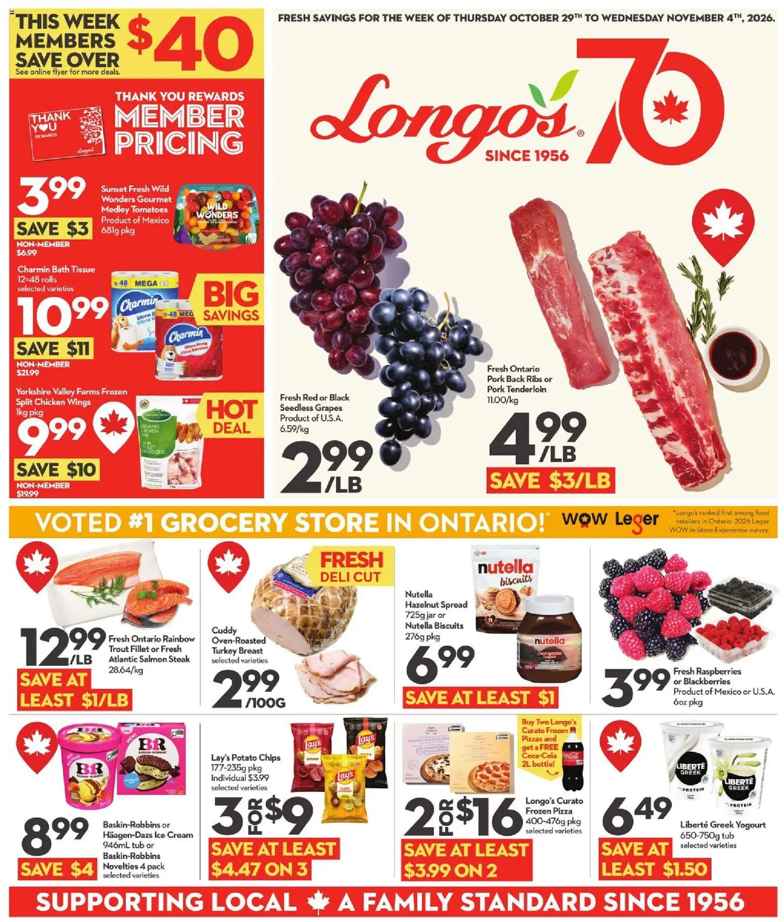 Longo's flyer valid from Oct 29, 2026 | Page: 1