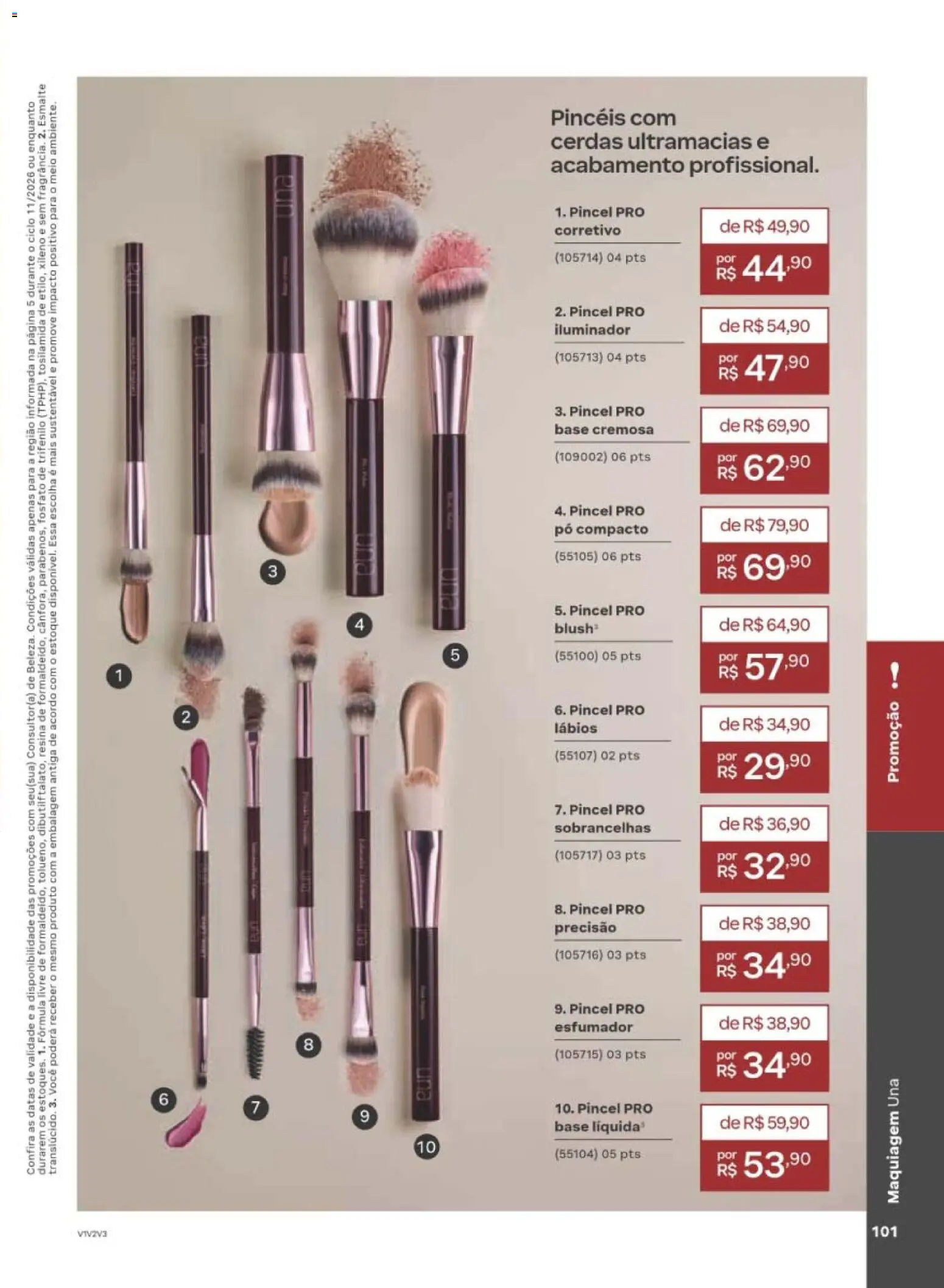 Natura Folheto - válido de 29/06/2026 | Página: 101 | Produtos: Pó compacto, Blush, Base, Iluminador