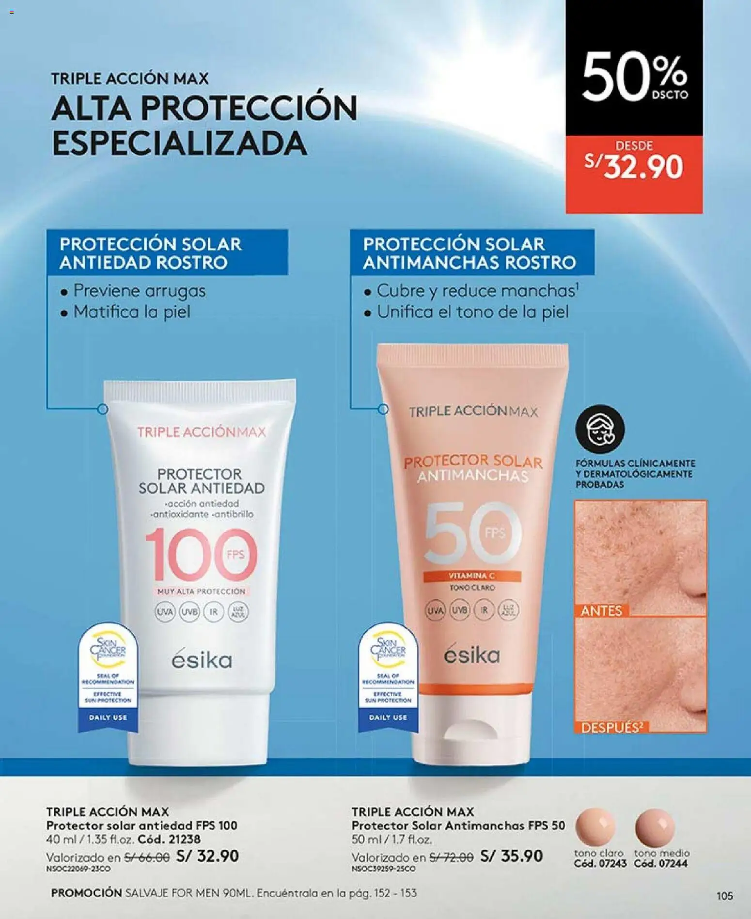 Catálogo Ésika válido desde 04.04.2026 | Página: 117 | Productos: Protector solar
