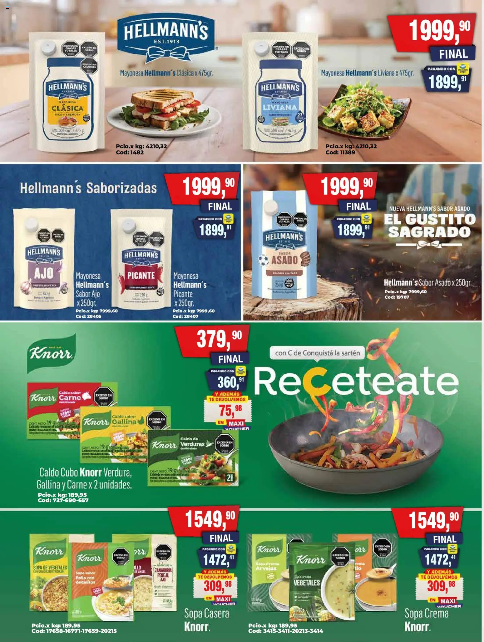 Maxiconsumo ofertas │ válido desde el 11.05.2026 | Página: 10 | Productos: Sartén, Mayonesa, Ajo, Zanahoria