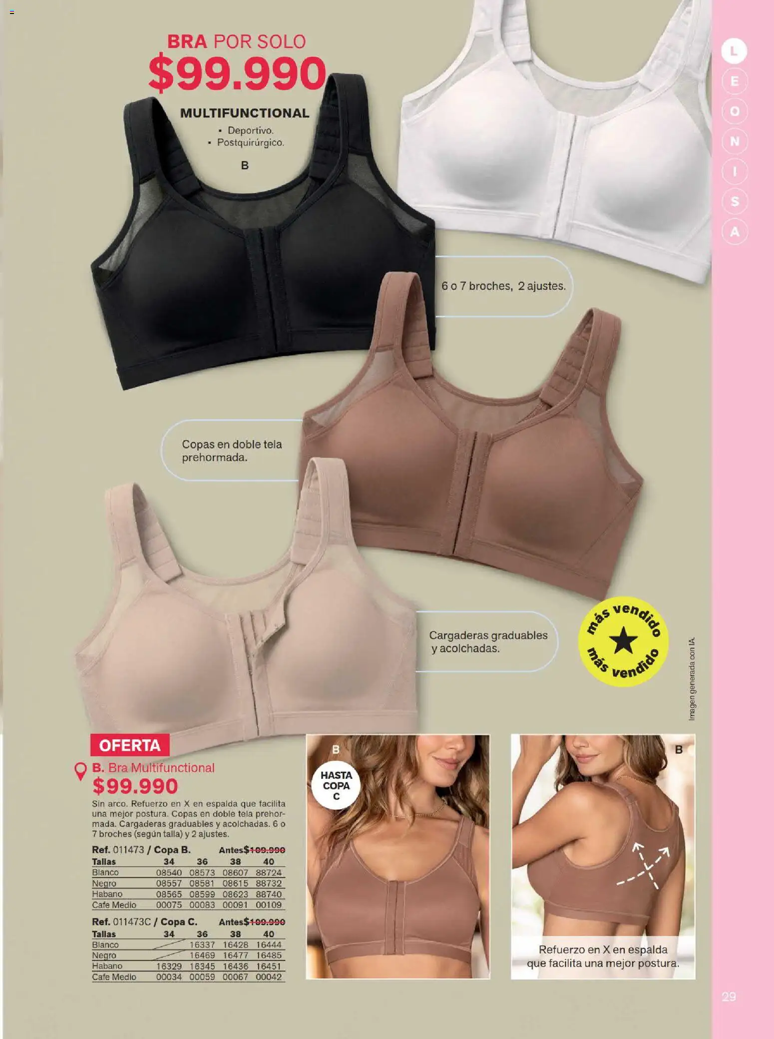 Leonisa revista - valida desde el 15/07/2026 | Página: 29 | Productos: Café