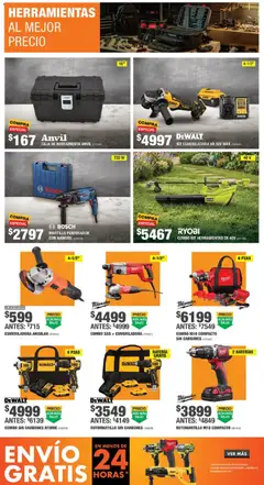 Vista previa de Home Depot catálogo, nuevo folleto de la tienda, válido en México a partir del 13/08/2026 | Página: 13 | Productos: Rotomartillo, Caja, Batería, Martillo