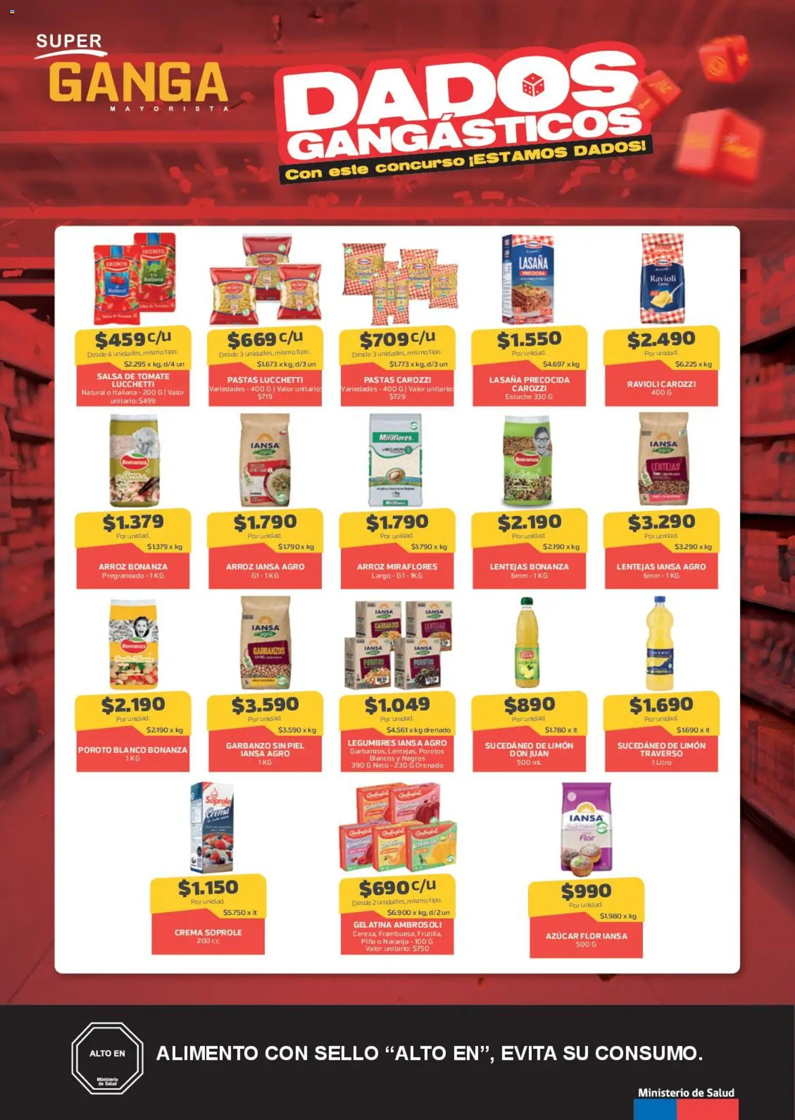 Super Ganga Ofertas │ válido desde el 16.06.2026 | Página: 6 | Productos: Tomate, Limón, Porotos, Salsa de tomate