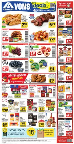 Preview of Vons weekly ads valid from 07/29/2026