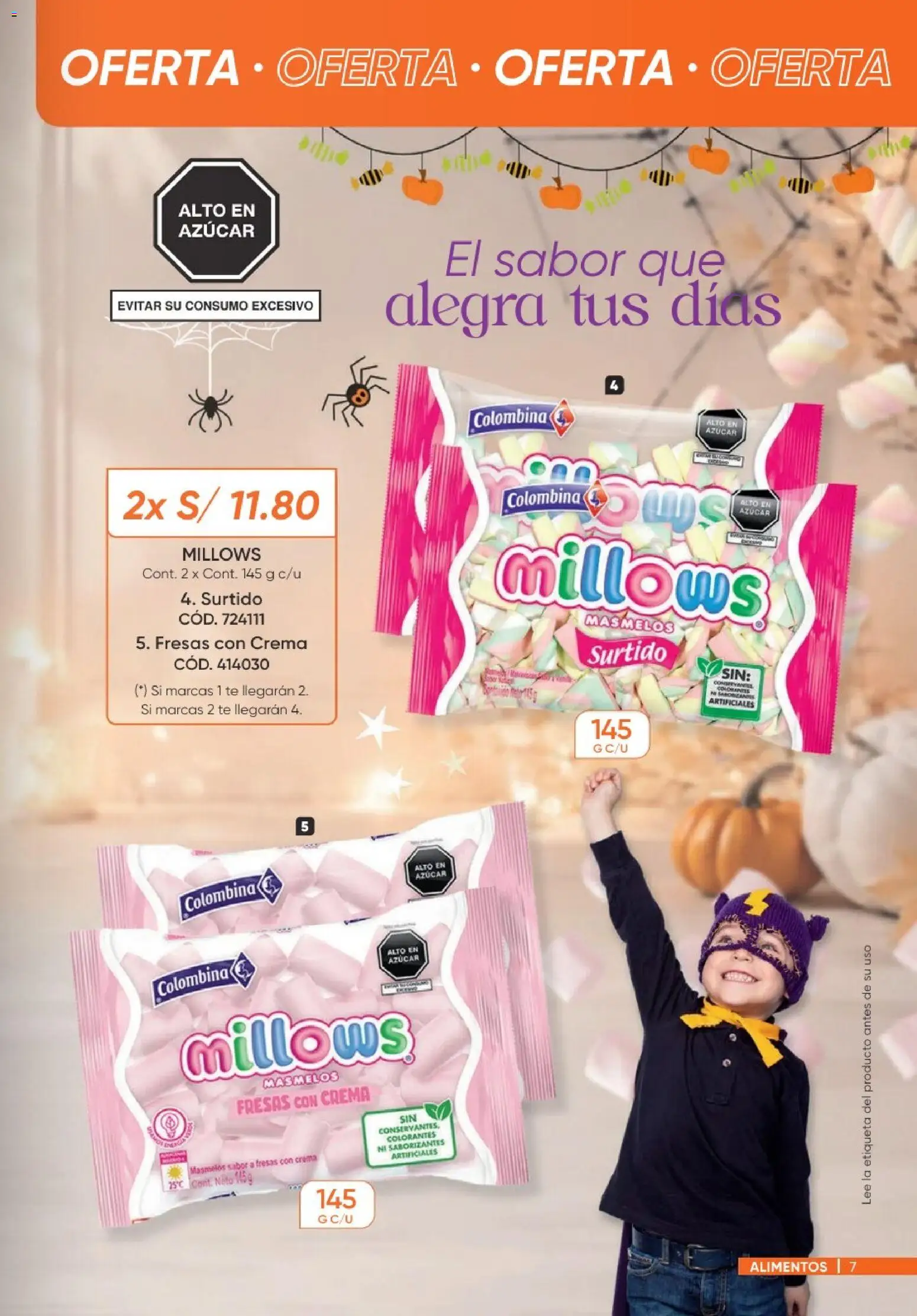 Catálogo Azzorti válido desde 20/09/2026 | Página: 7 | Productos: Té, Fresas, Crema, Azúcar