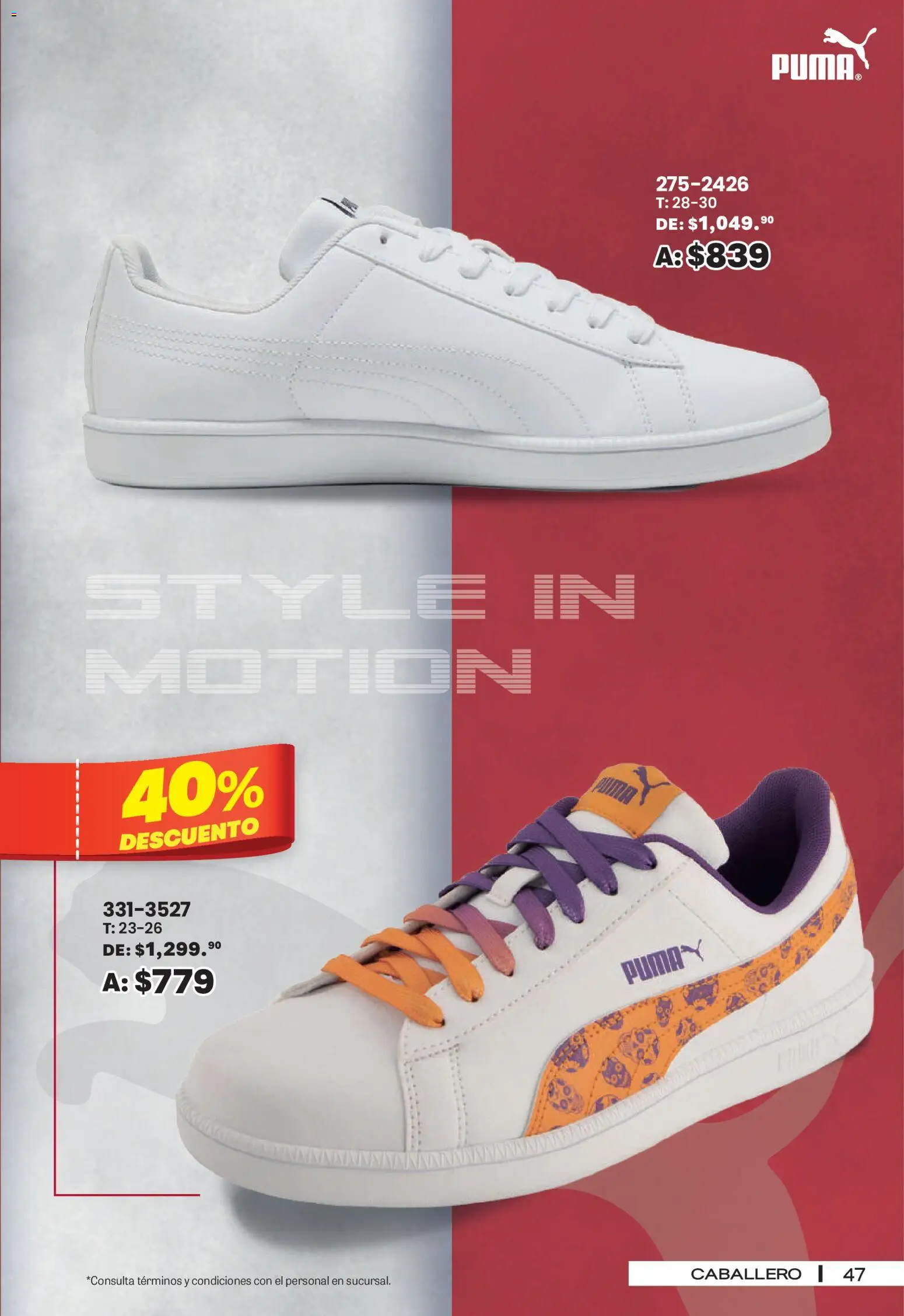 Nuevas ofertas de Andrea válidas en toda la República Mexicana desde el 30/08/2026. ¡Encuentra las mejores ofertas en Andrea - SPORT DAYS! | Página: 47