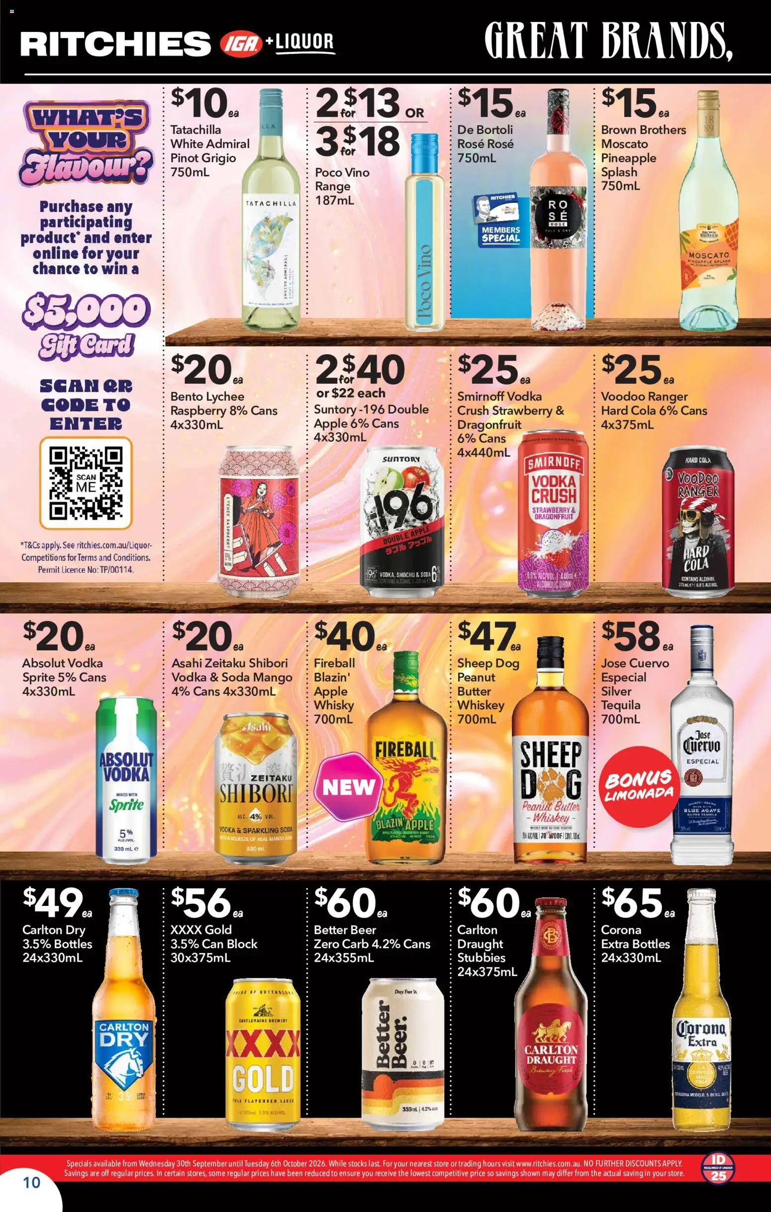 Ritchies catalogue - valid from 30/09/2026 | Page: 10 | Products: Tequila, Rice, Mango, Sprite