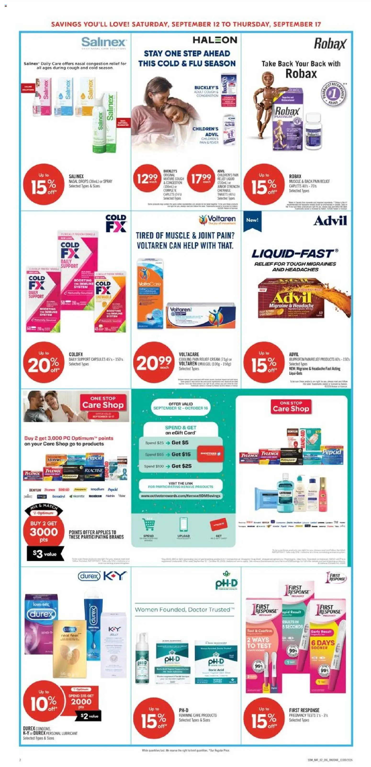 Shoppers flyer valid from Sep 12, 2026 | Page: 15