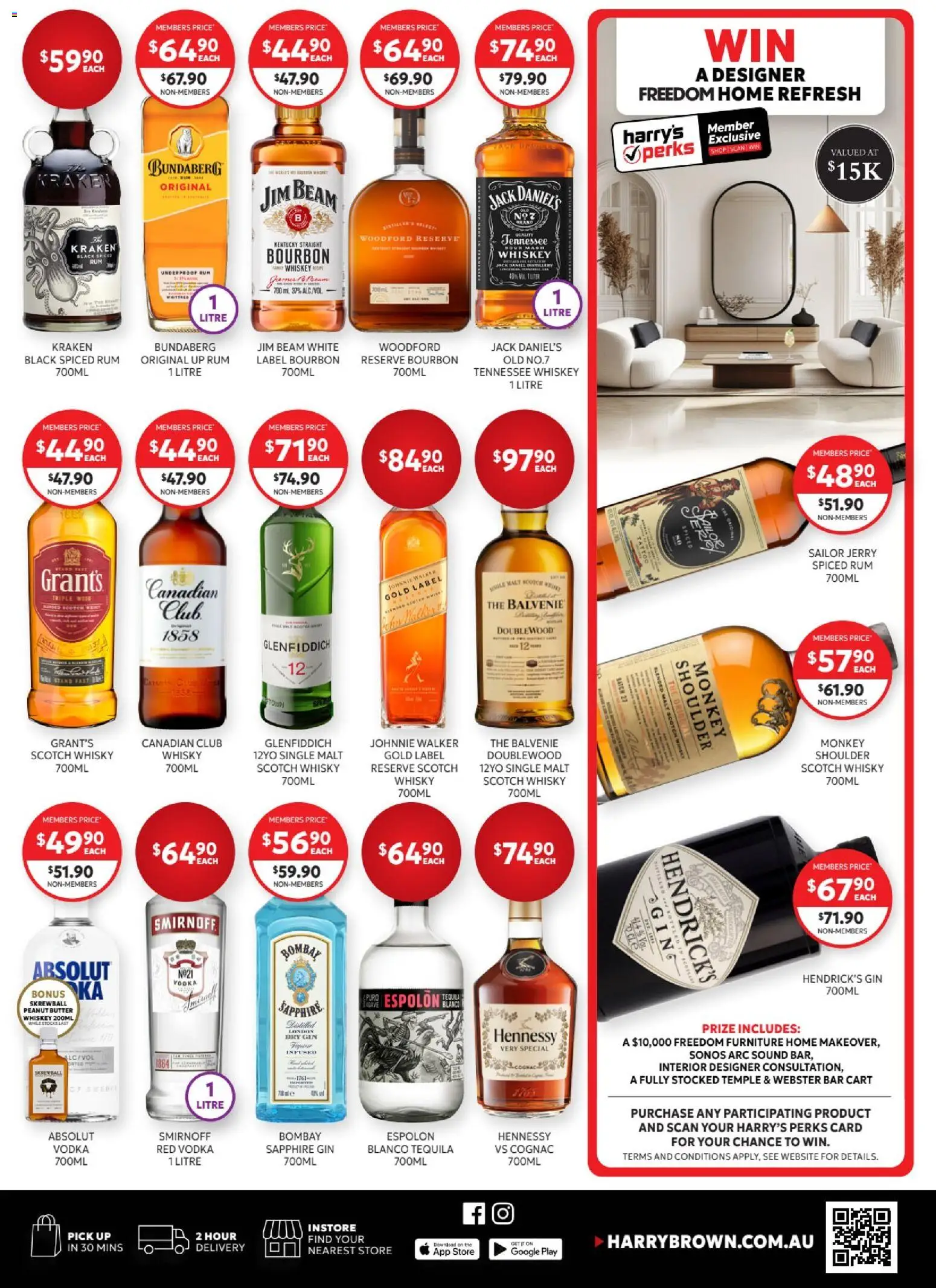 Harry Brown catalogue - valid from 02/09/2026 | Page: 3 | Products: Hennessy, Gin, Scotch, Hendrick’s Gin