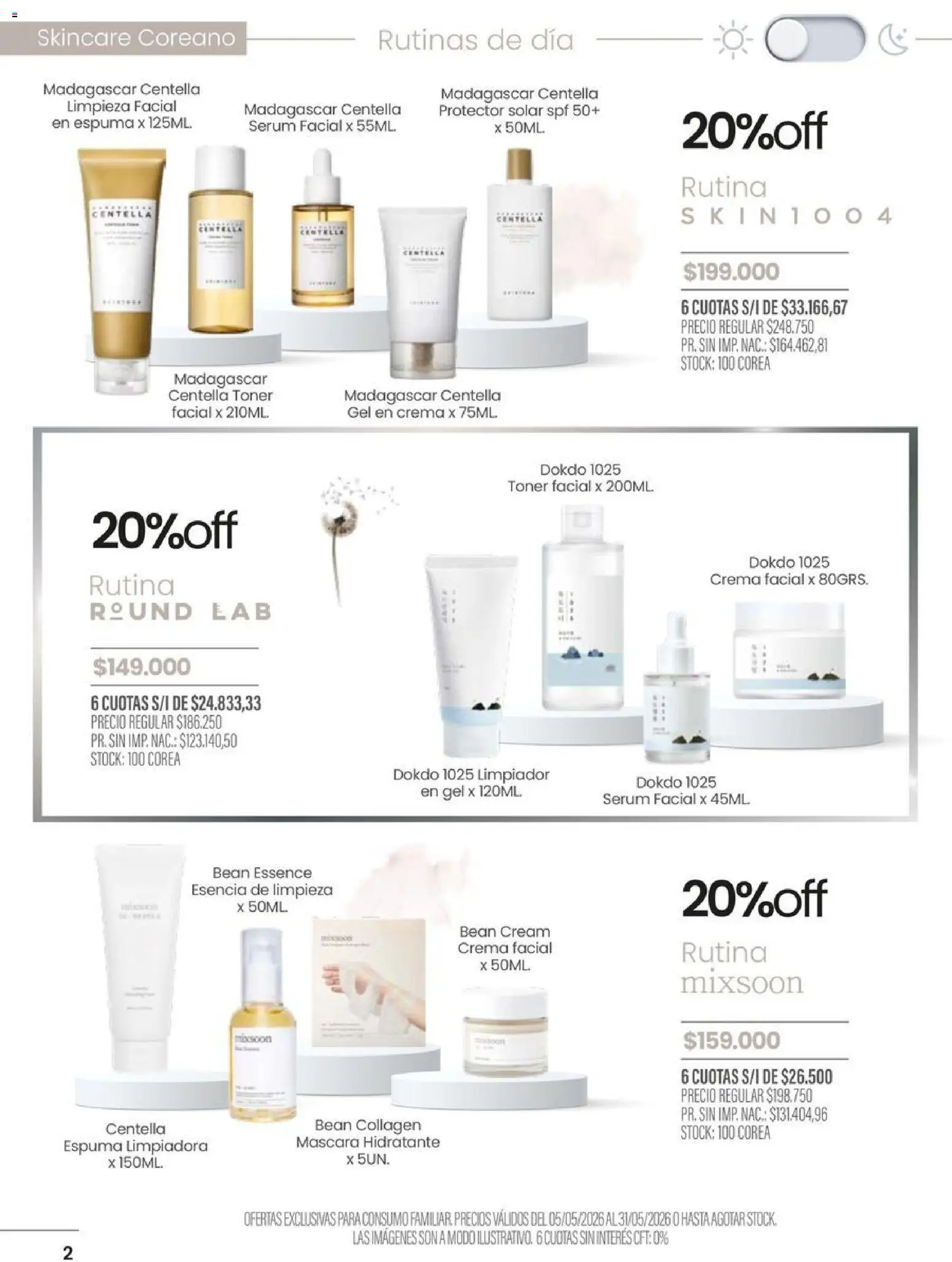 Pigmento catálogo │ válido desde el 05.05.2026 | Página: 2 | Productos: Serum, Máscara, Protector solar, Espuma