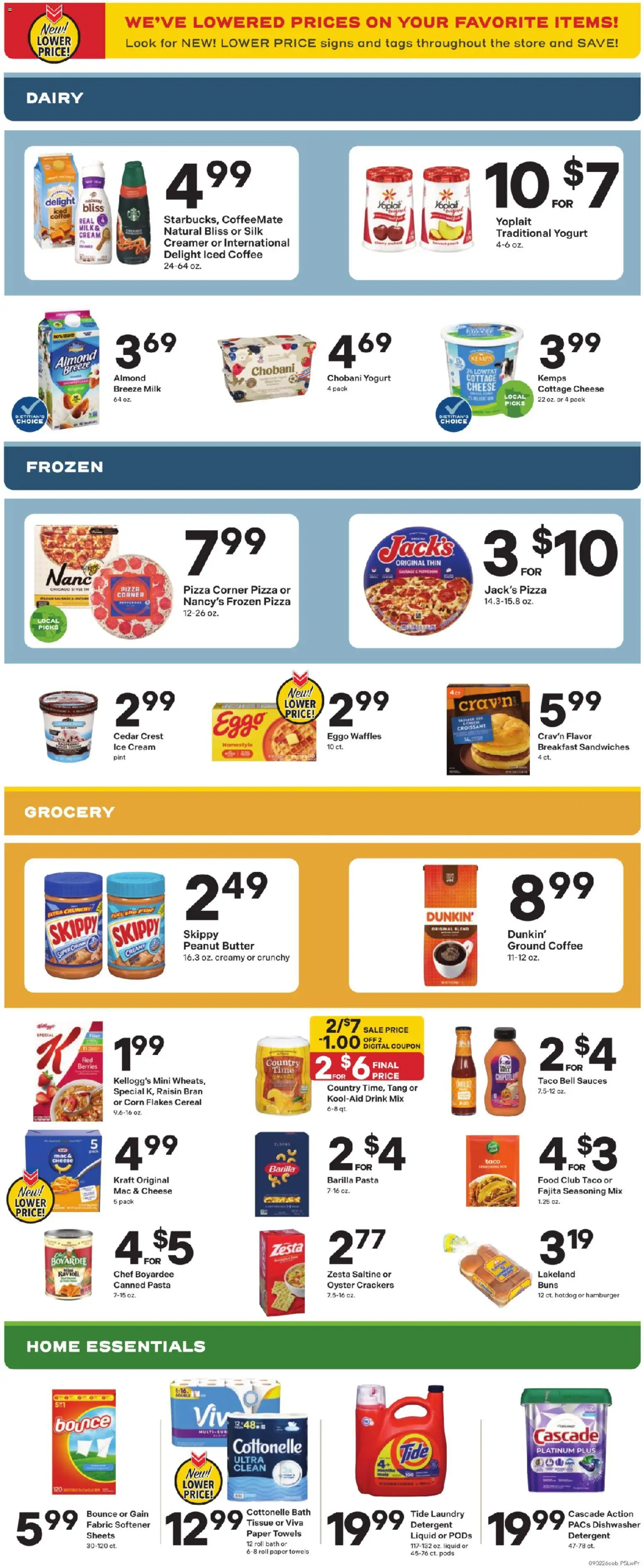 Coborn's Weekly Ad - valid from 09/02/2026 | Page: 7 | Products: Cottage cheese, Sausage, Cereal, Paper towels