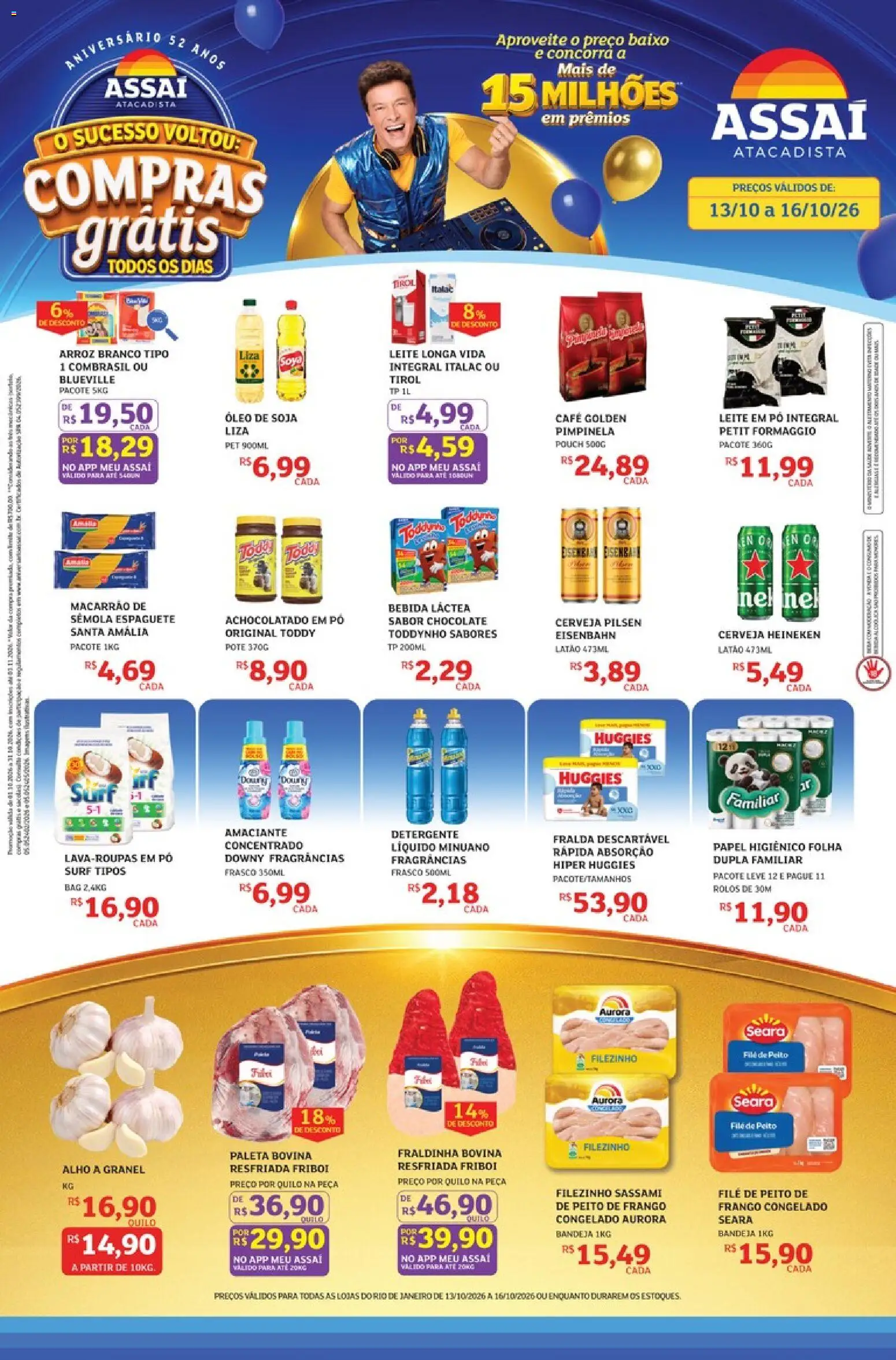 Assaí Atacadista Folheto - válido de 13/10/2026 | Página: 1