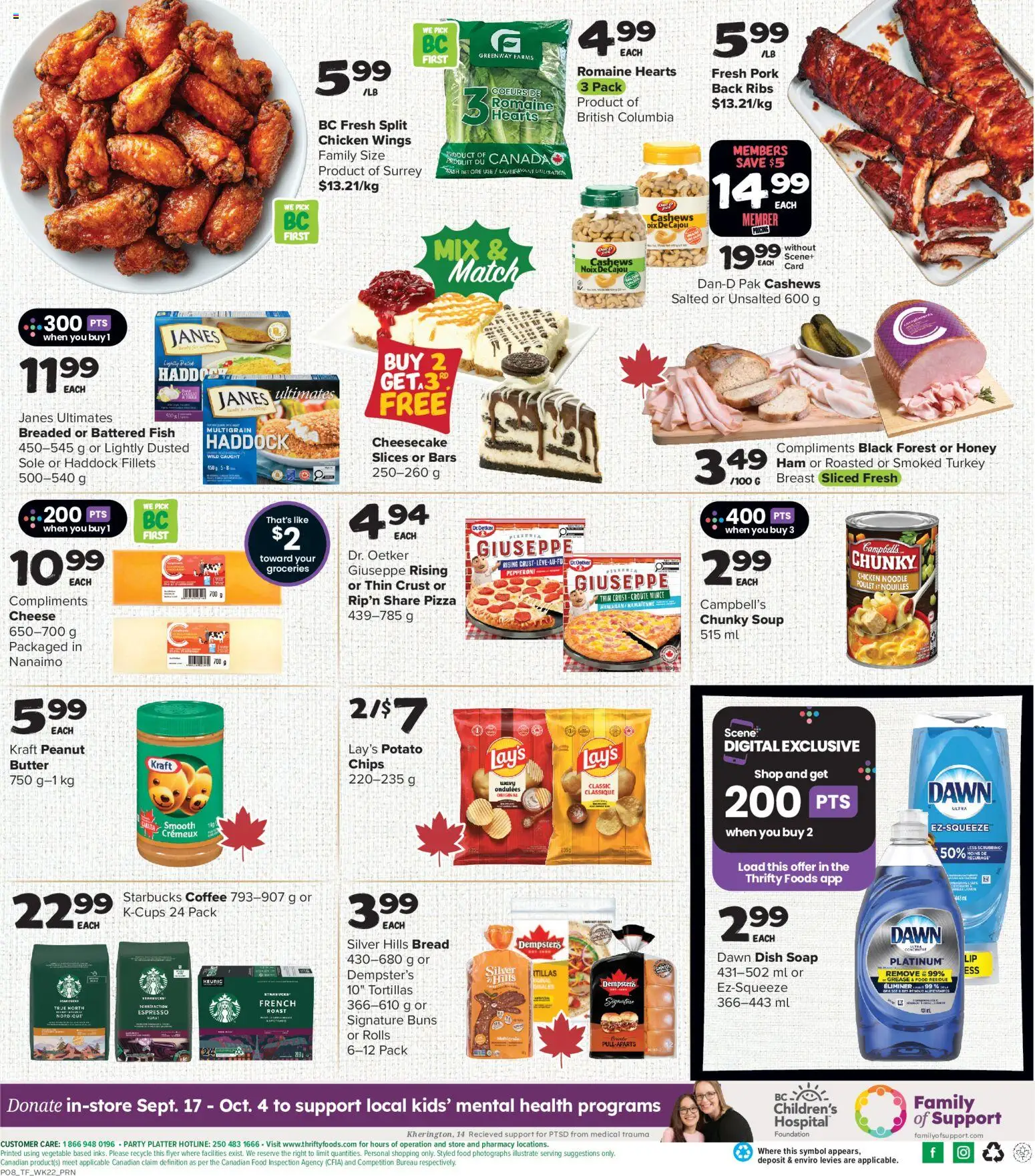 Thrifty Foods flyer valid from Sep 24, 2026 | Page: 2 | Products: Roast, Soap, Butter, Pork