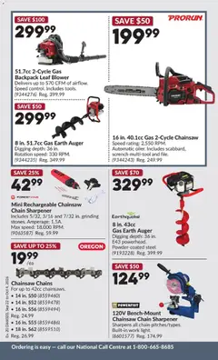 Preview of Princess Auto flyer - 2 Week Sale! from shop Princess Auto valid from Sep 22, 2026 | Page: 8 | Products: Backpack, Chainsaw