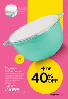 Vista previa Tupperware Folleto válido desde el 04/08/2026 | Página: 23 | Productos: Masa, Bowl