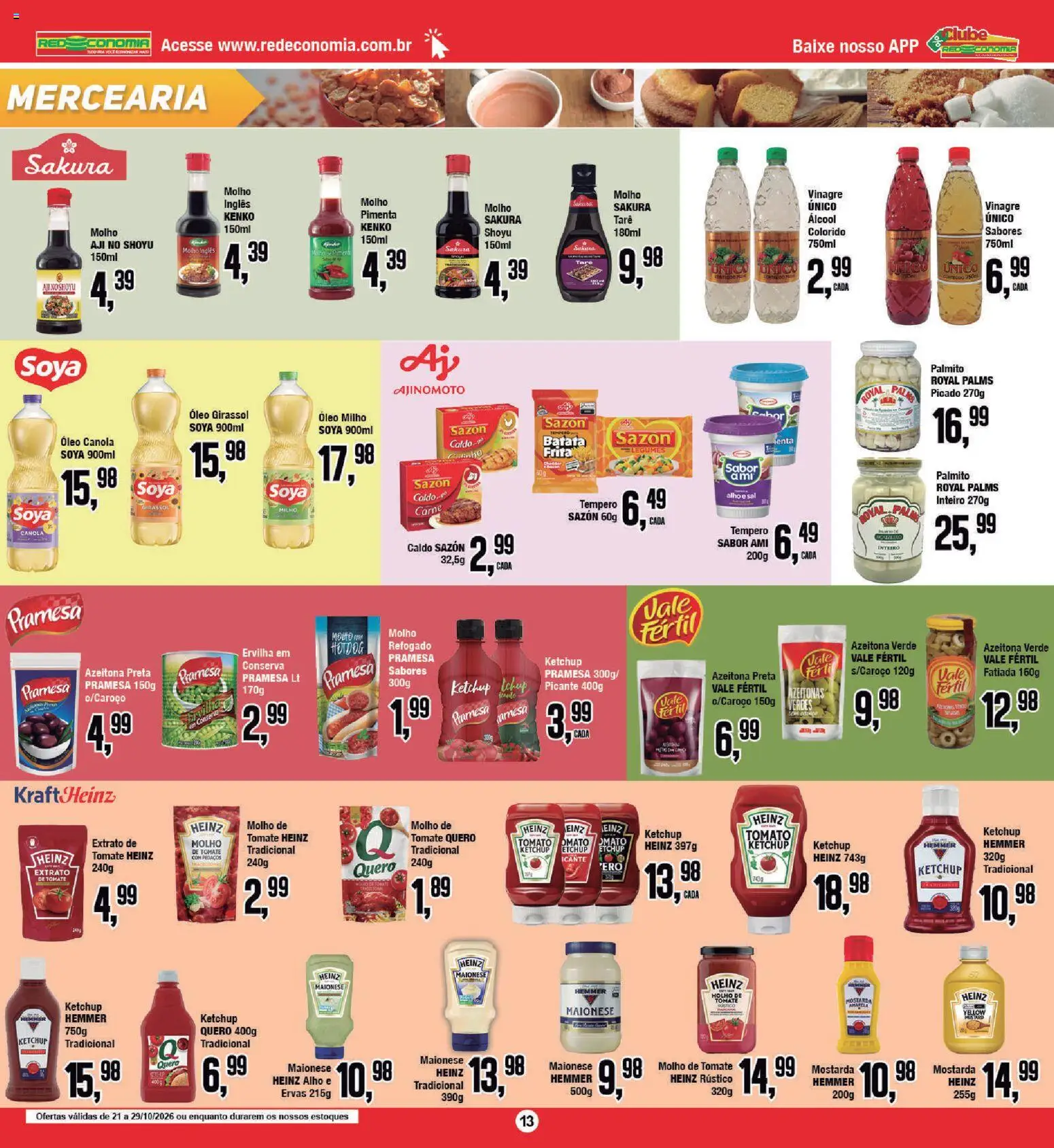 RedEconomia Folheto - válido de 21/10/2026 | Página: 13